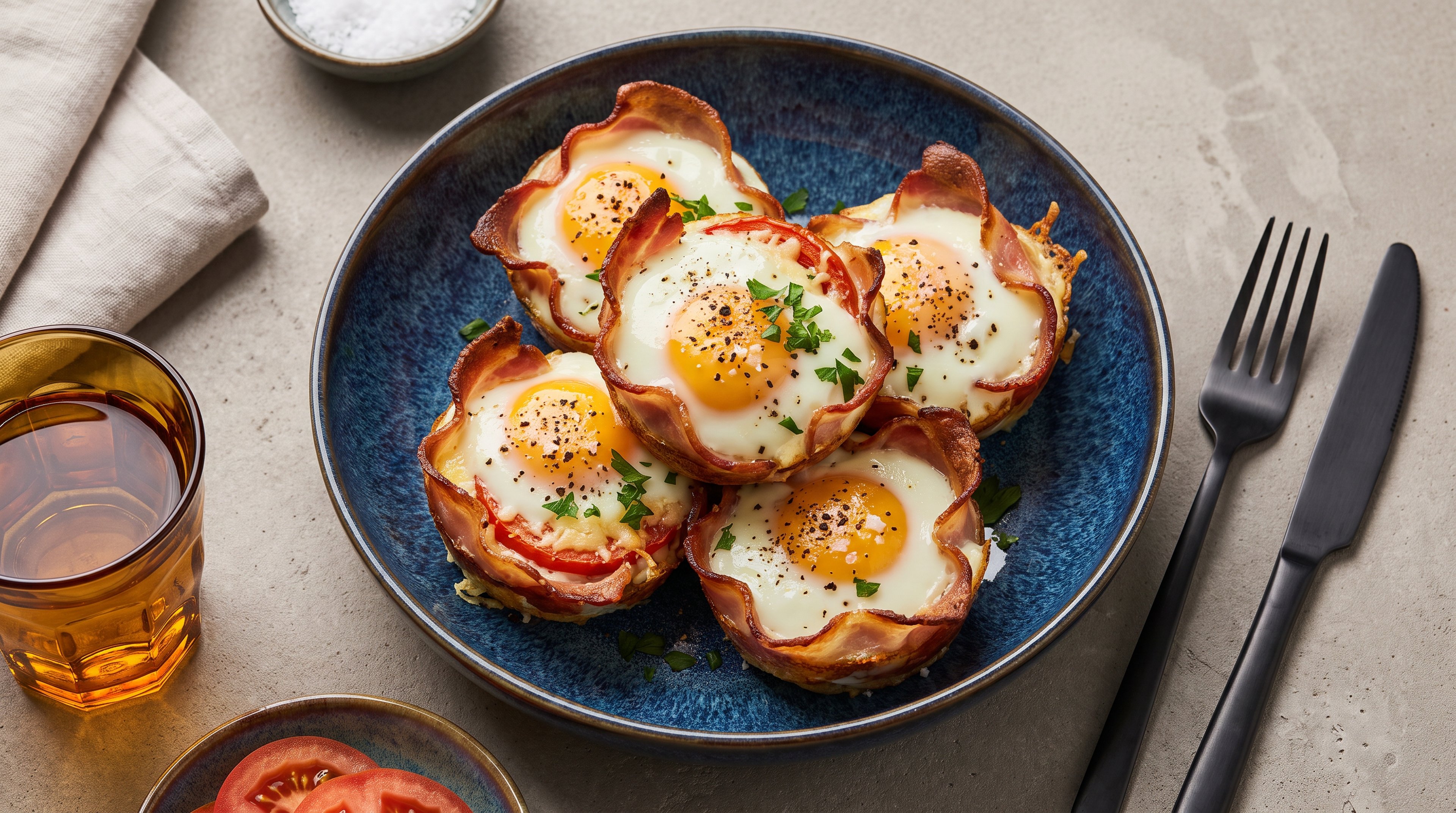 Herzhafte Bacon-Spiegelei-Muffins für den nächsten Brunch