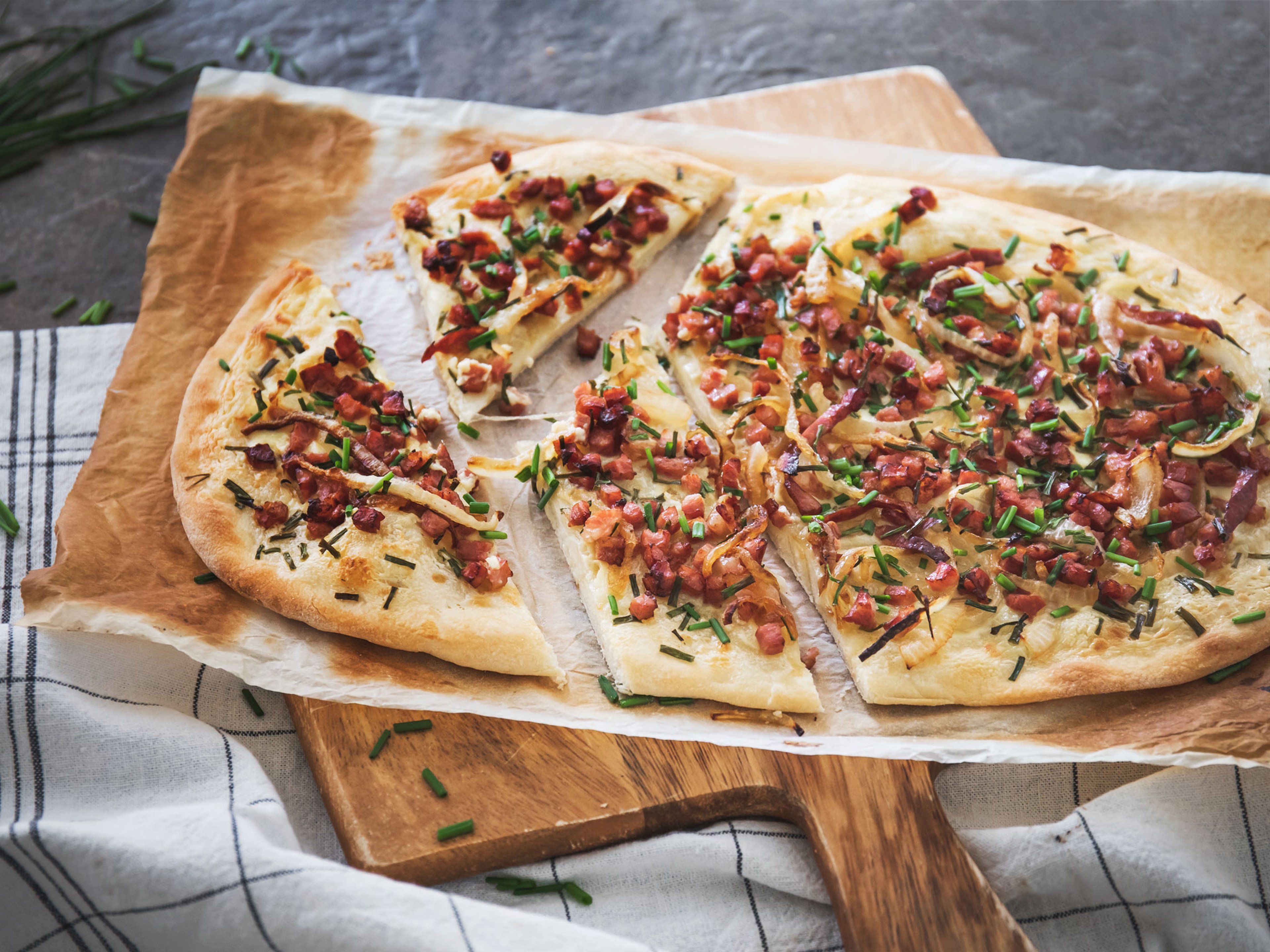 Alsatian Tarte Flambée