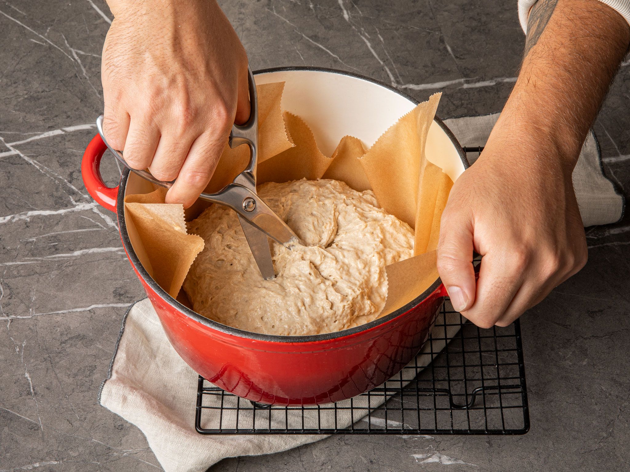 Schnelles Buttermilch-Brot ohne Hefe mit nutella® | Rezept | Kitchen ...