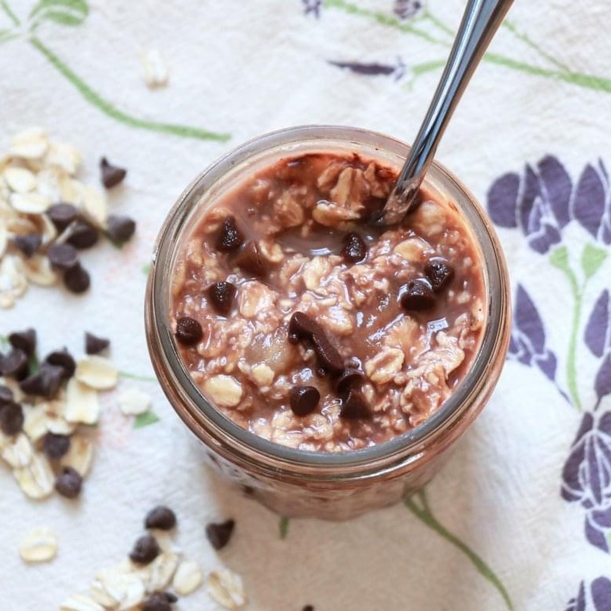 Chocolate Banana Overnight Oats Recipe Kitchen Stories