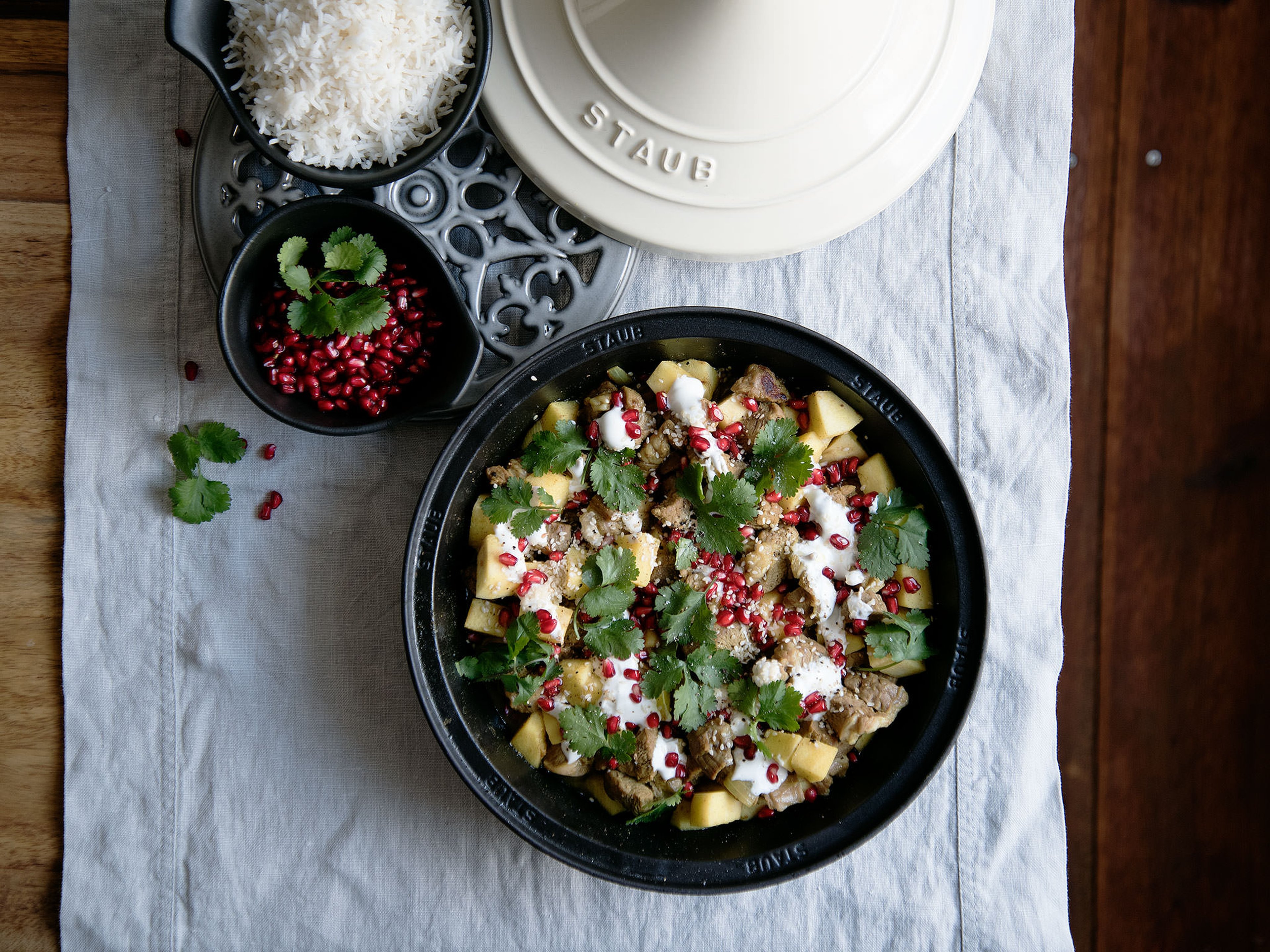 Lamb and quince tagine