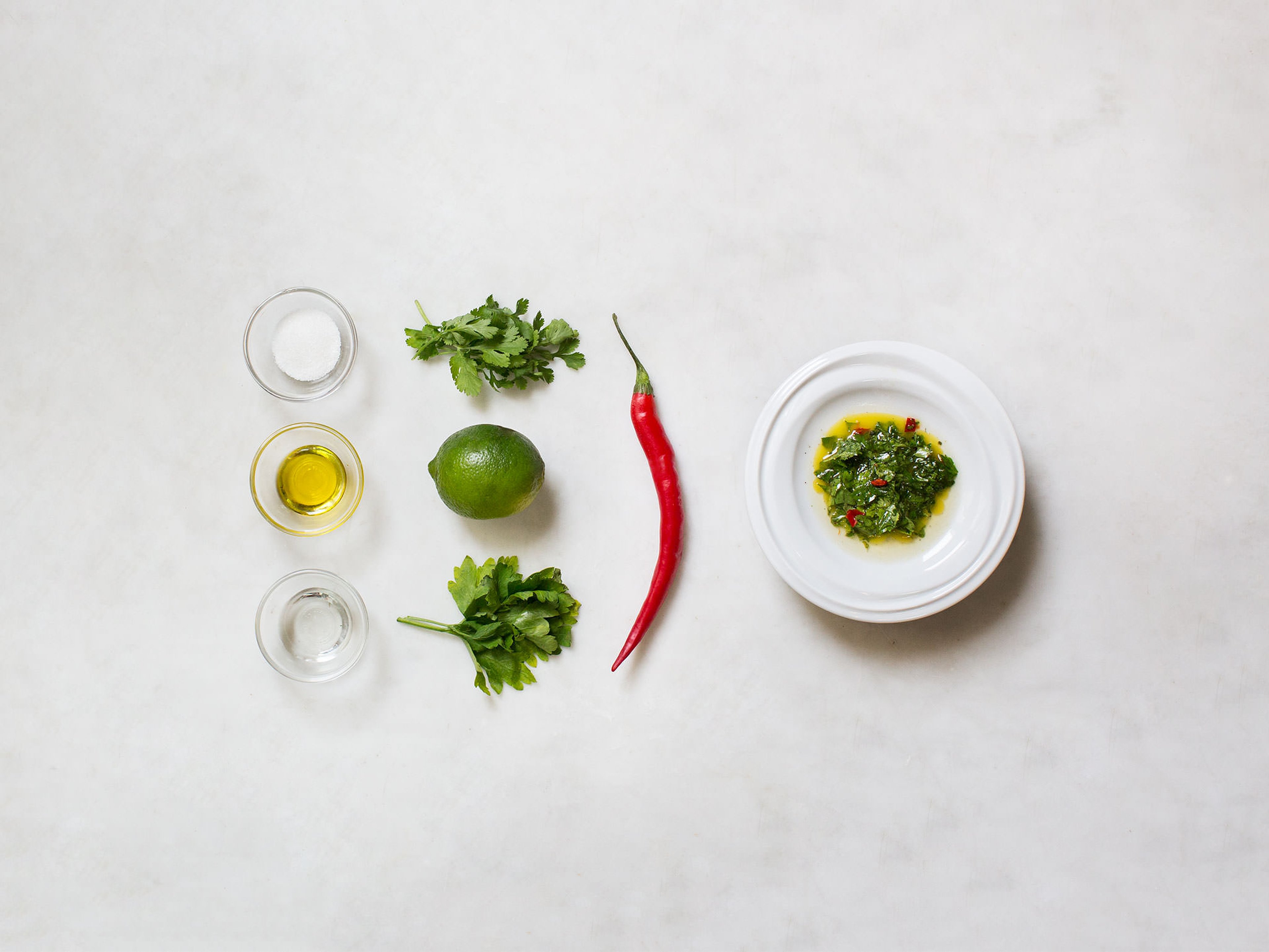 Hausgemachte Chimichurri-Soße