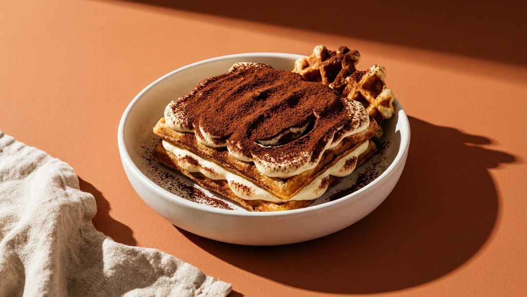 Tiramisu mit Waffeln: Der italienische Klassiker im neuen Gewand