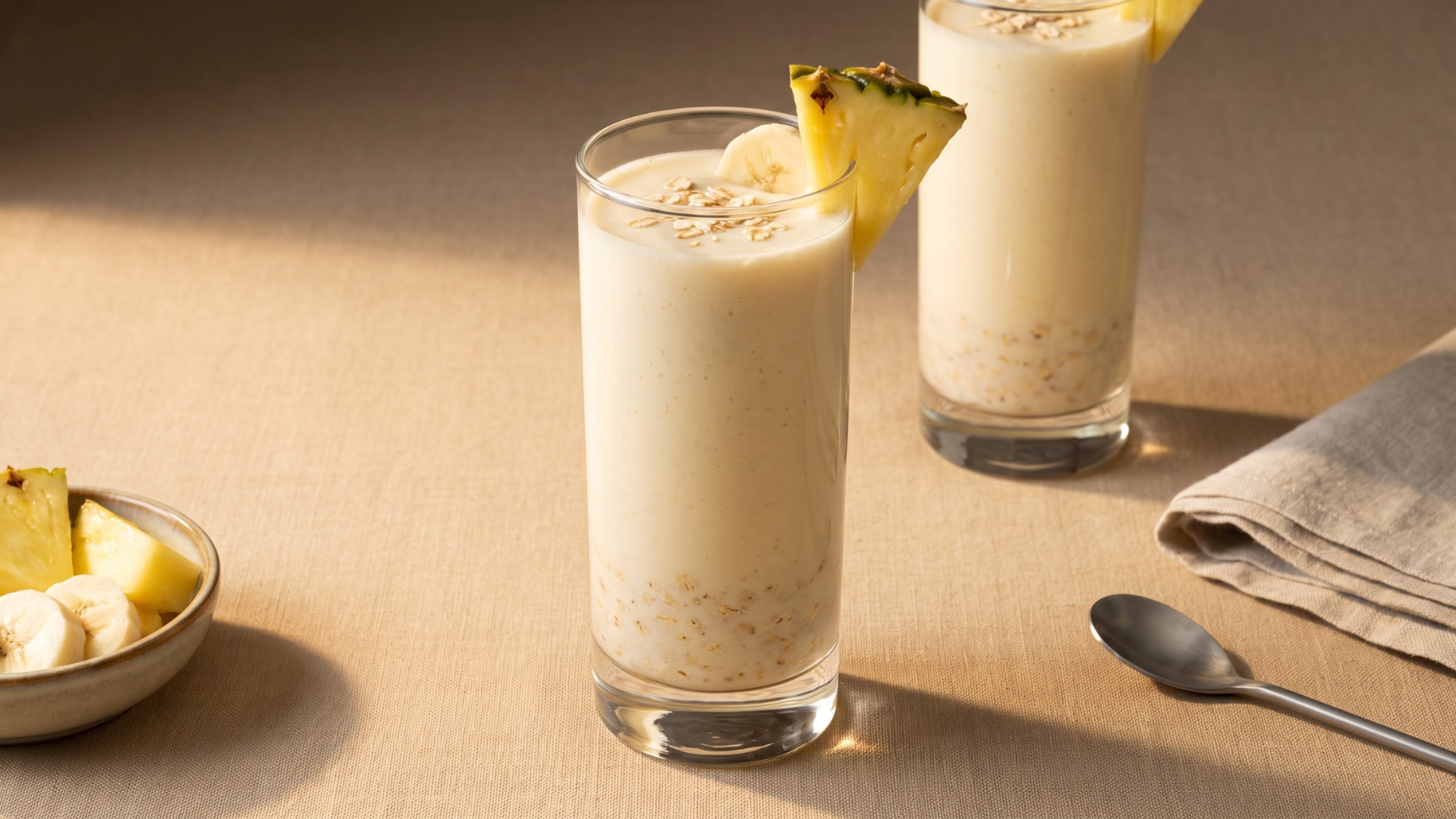 Tropischer Start in den Tag: So mixt du einen Piña-Colada-Smoothie fürs Frühstück