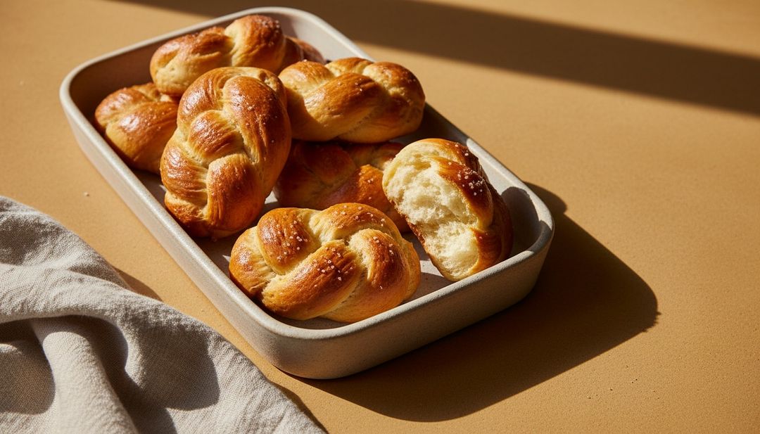 Luftige Hefezöpfchen für dein Frühstück