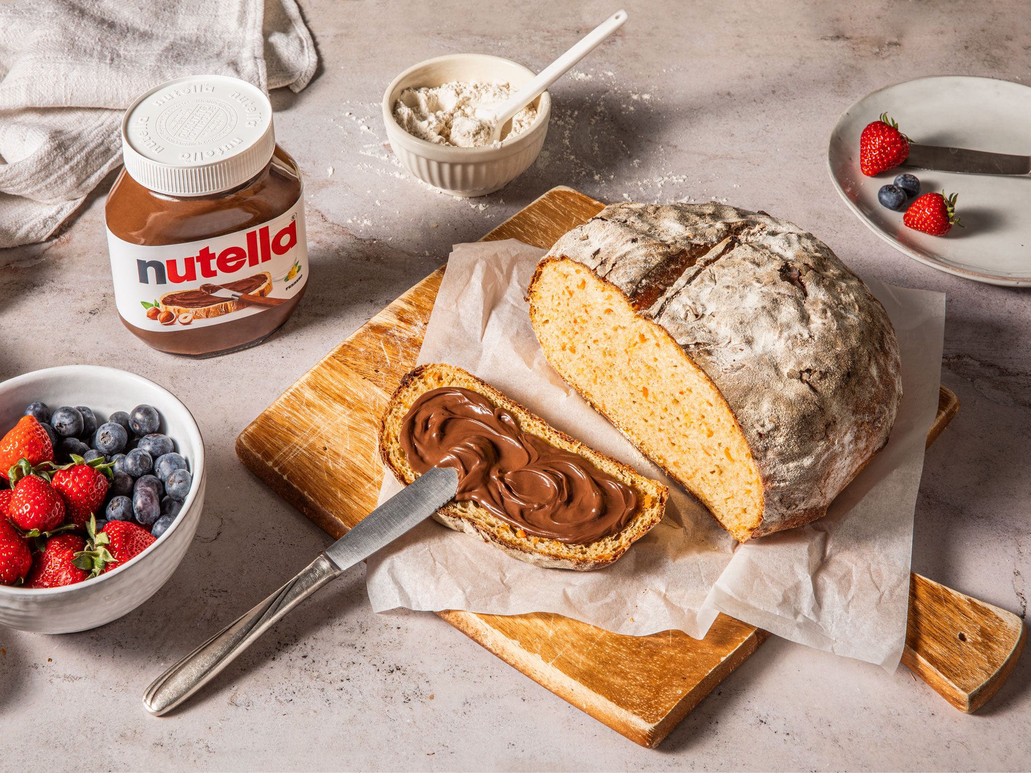 Saftiges Karottenbrot mit nutella® | Rezept | Kitchen Stories