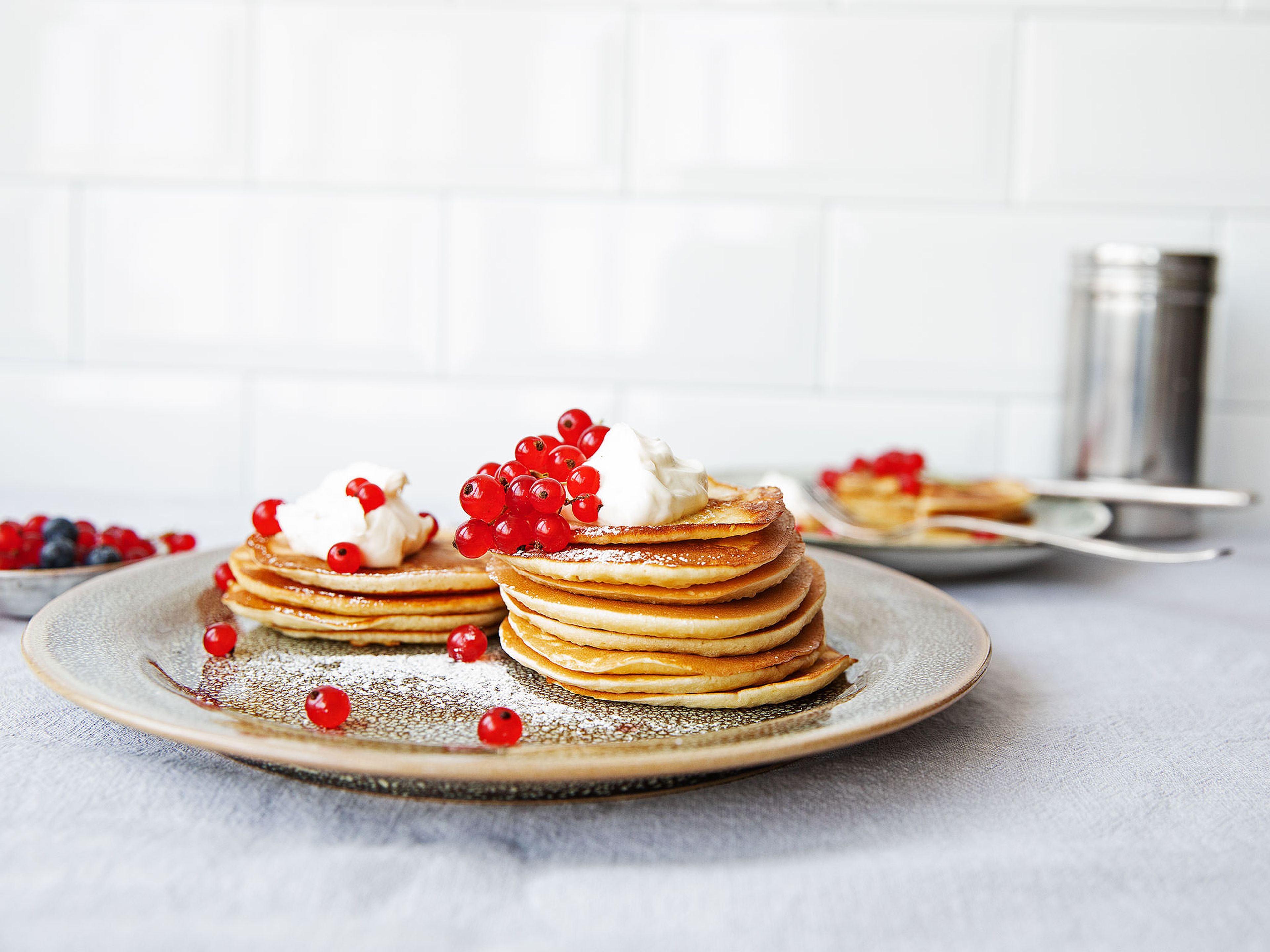 Russische Oladi-Pfannkuchen