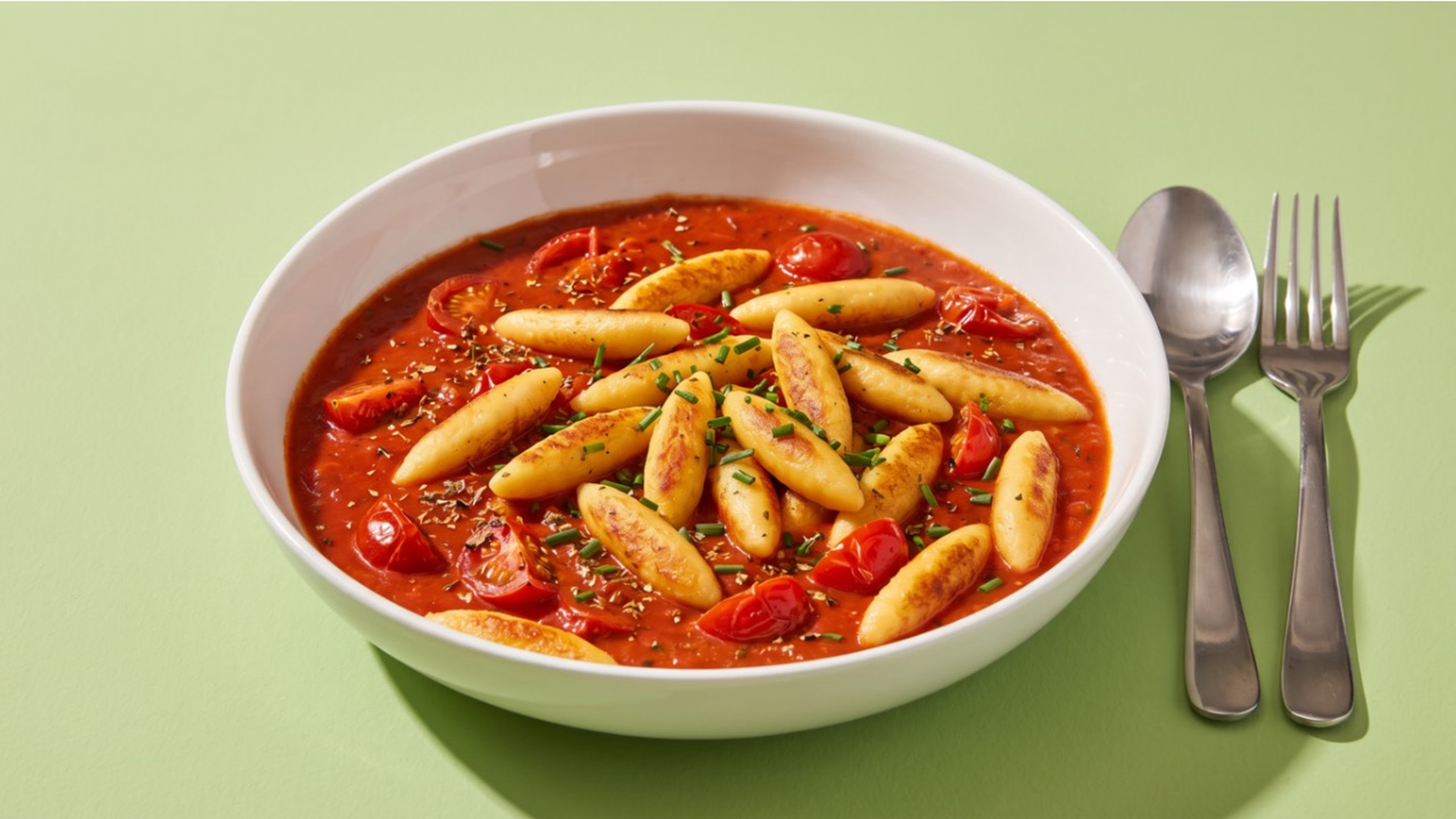 Pfannengericht für jeden Tag: Schupfnudeln in fruchtiger Tomatensoße