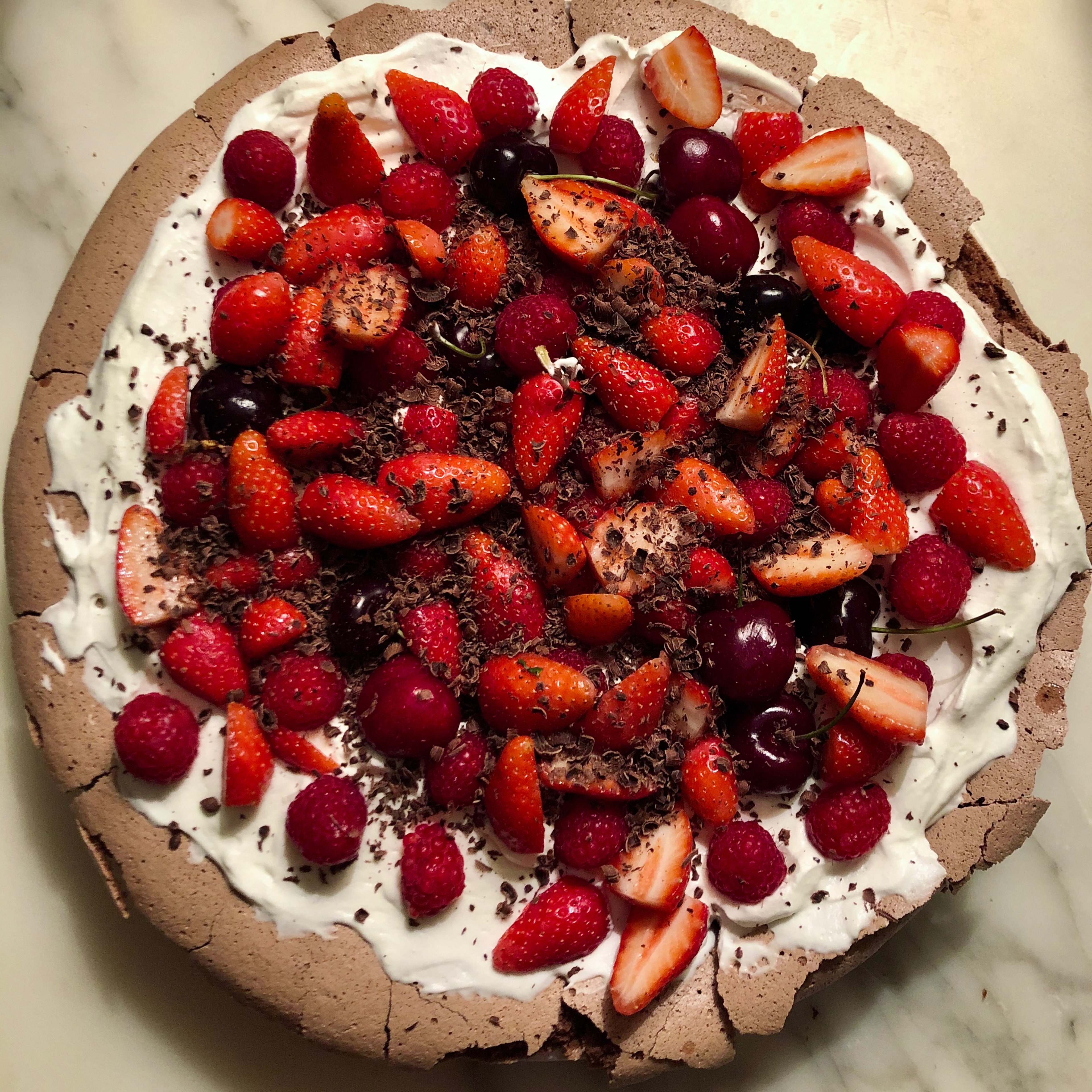 Chocolate Pavlova