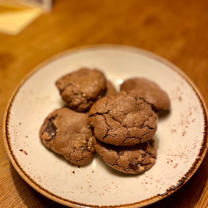 Die besten triple-chocolate-Cookies