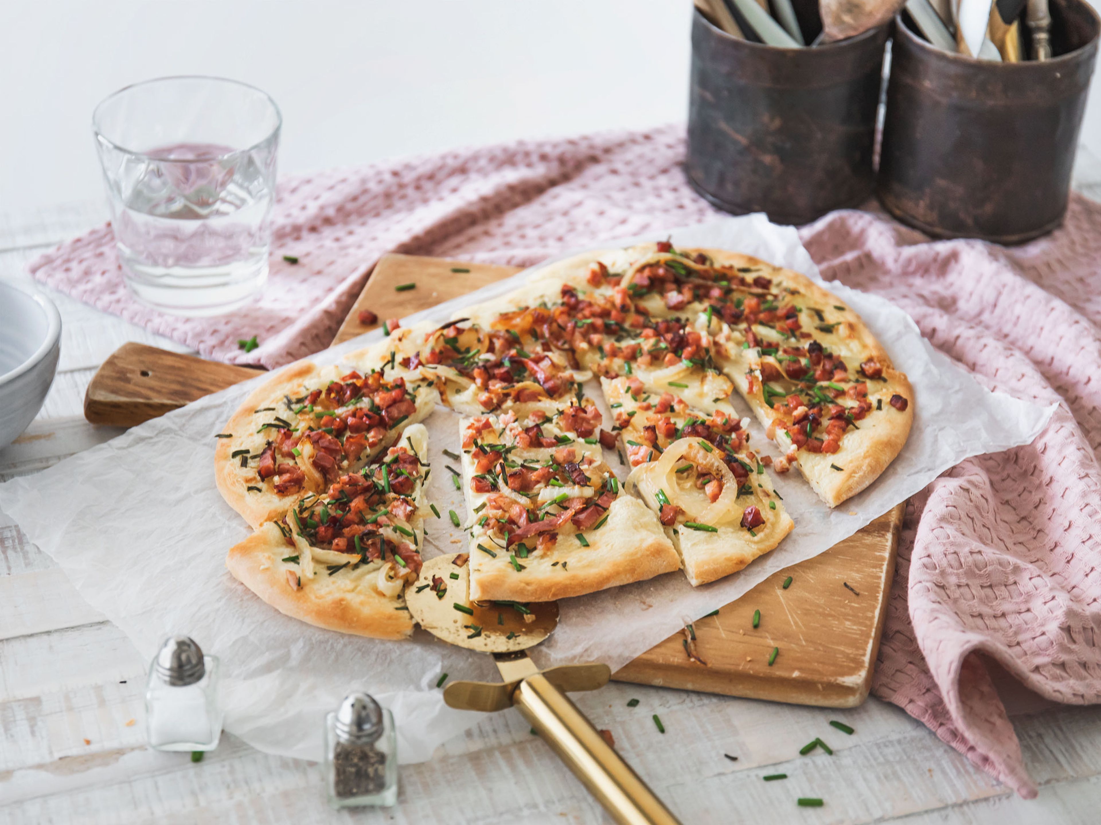 Schneller Flammkuchen