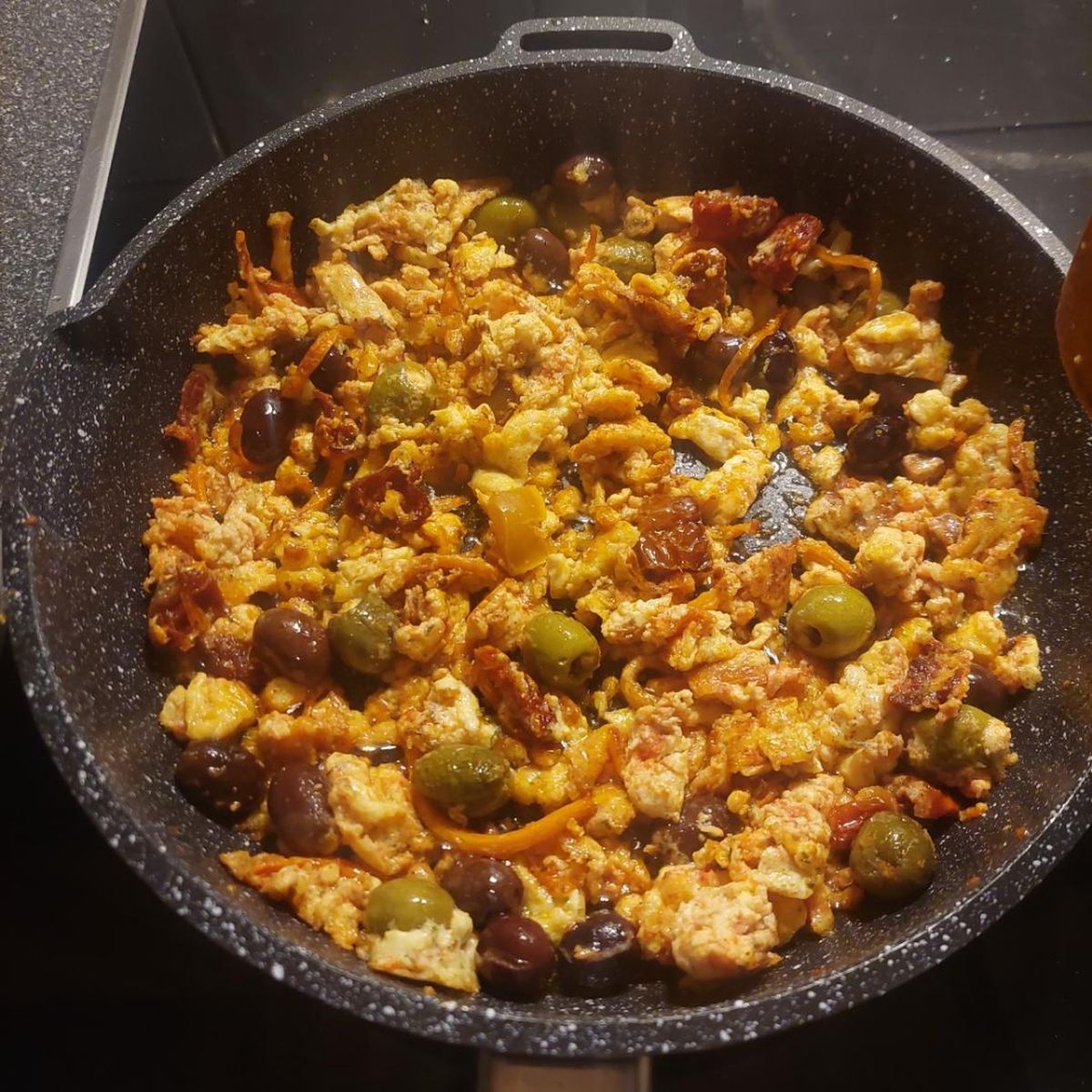 Gemüse-Mischung mit Rührei | Rezept | Kitchen Stories