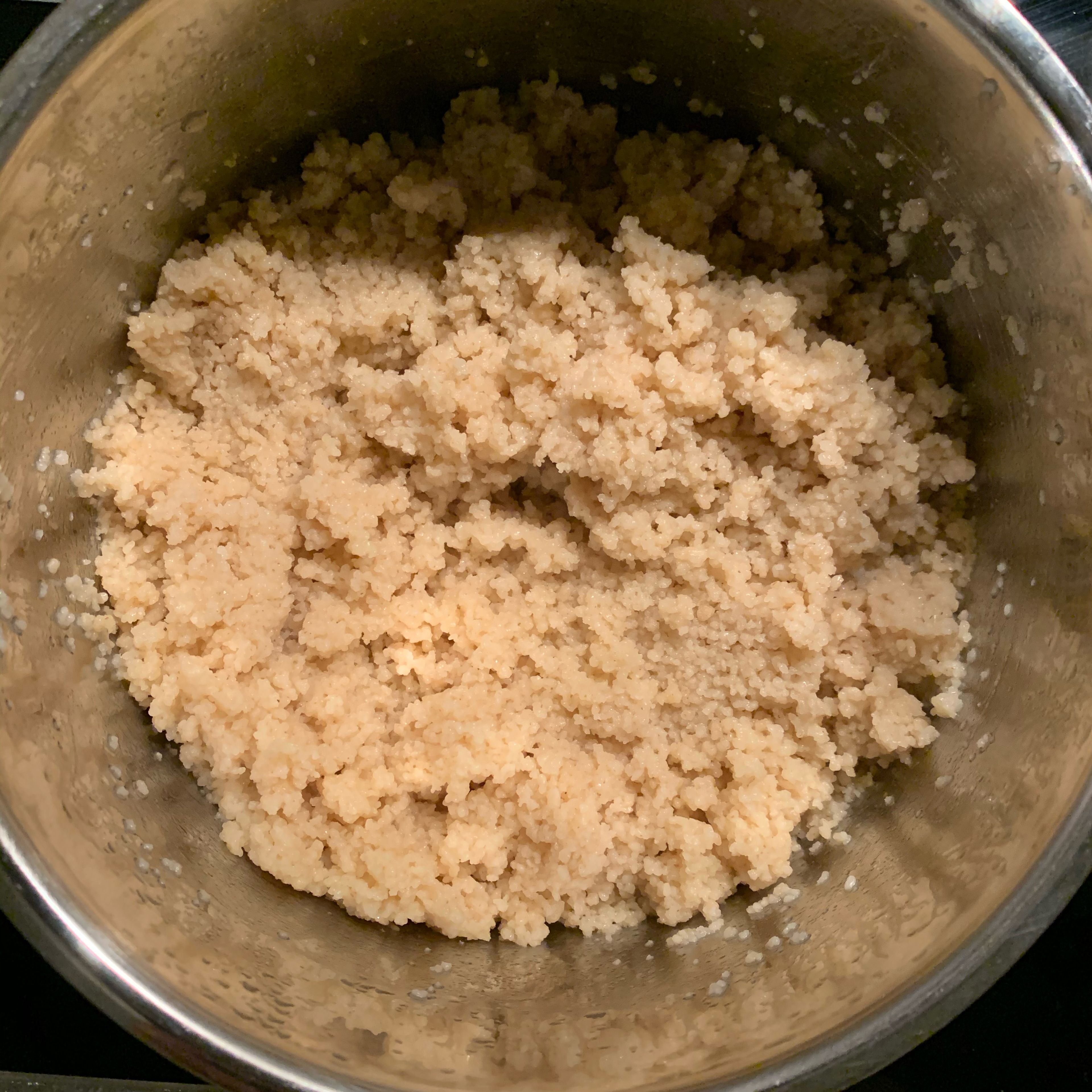 Cook couscous according to the package instructions and leave to cool down.