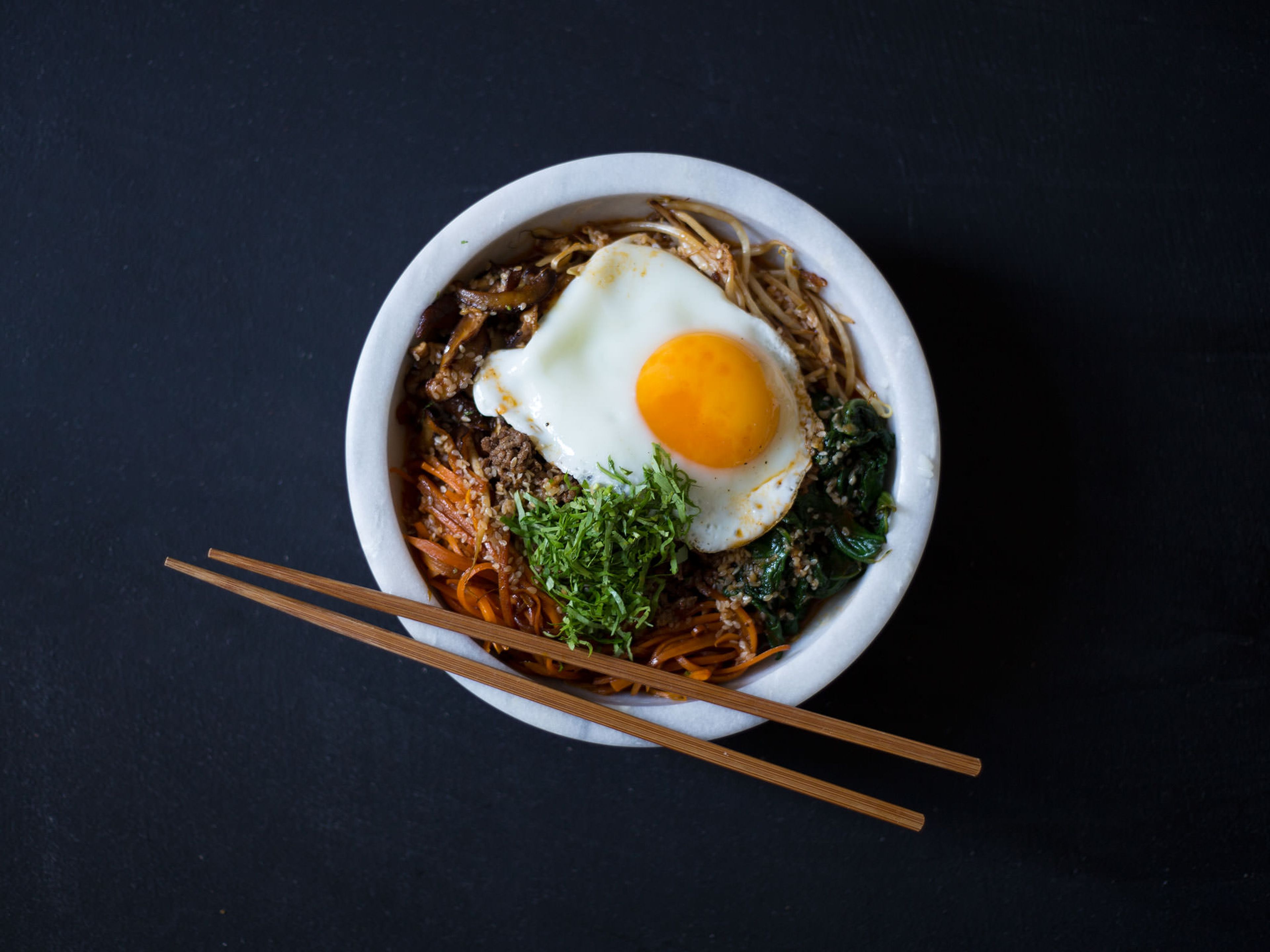 Einfaches Bibimbap