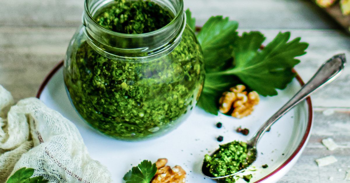 Petersilien Walnuss Pesto