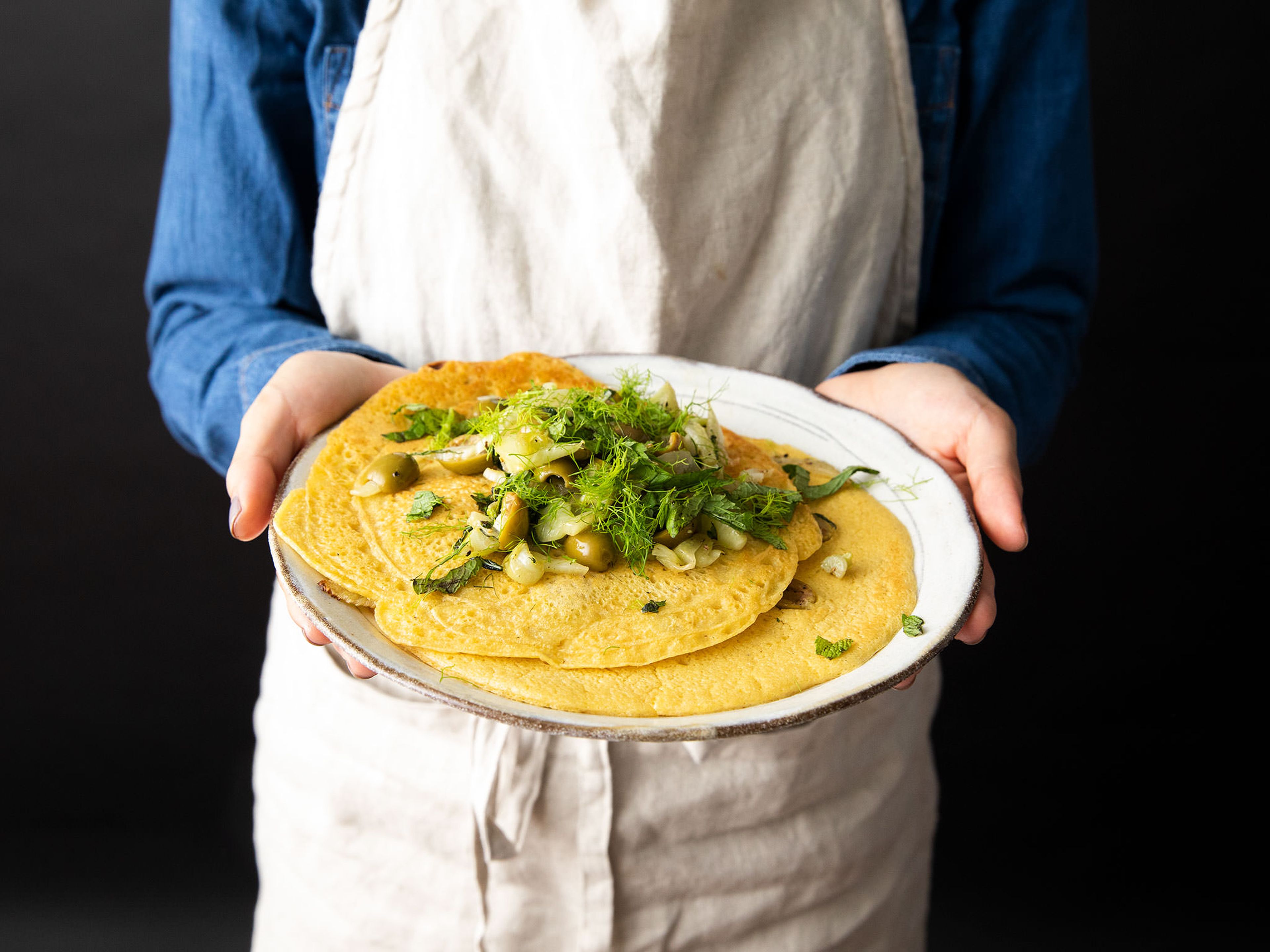 Kichererbsen-Pfannkuchen mit 5 Zutaten