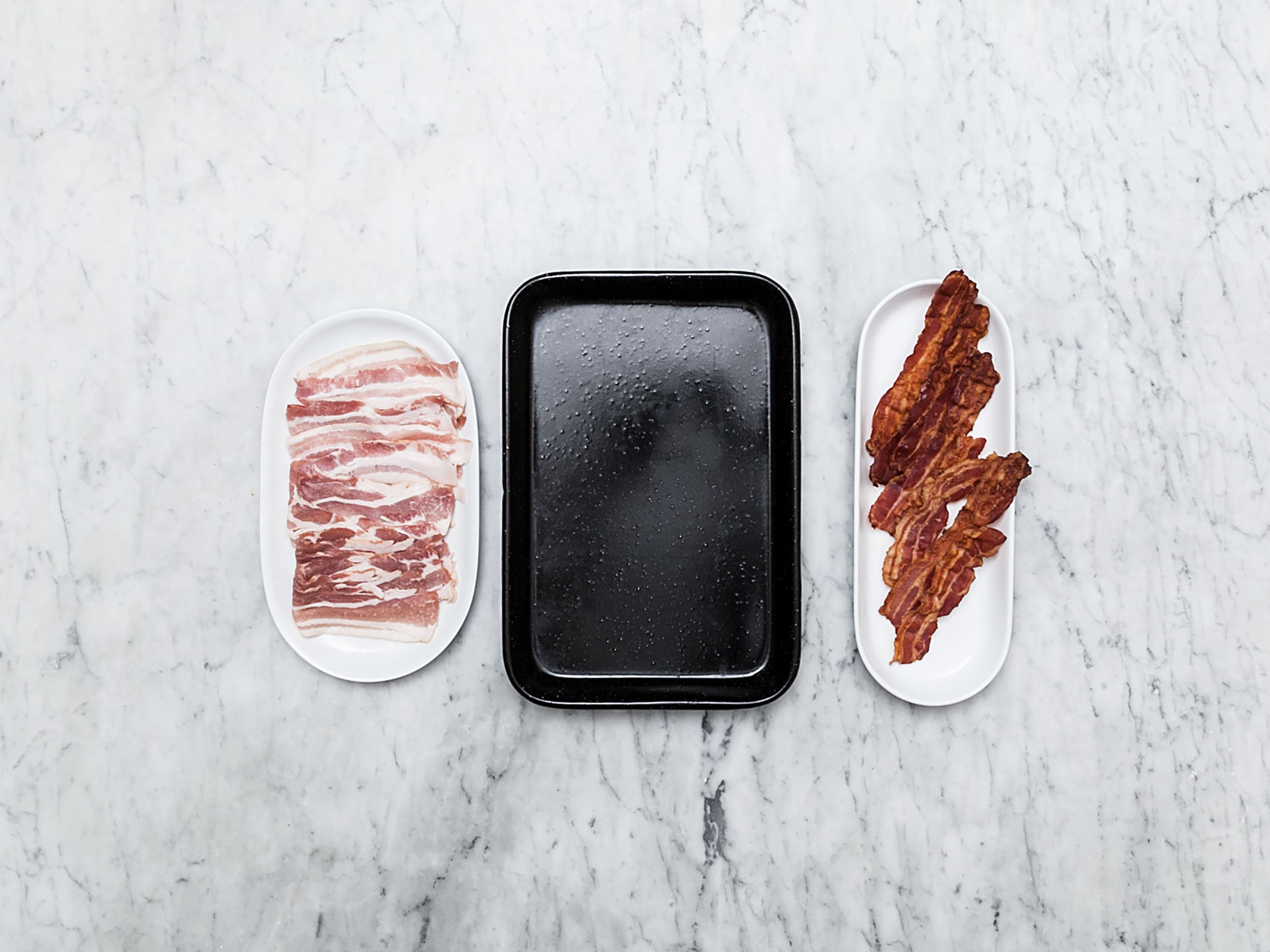 Crispy sheet pan bacon