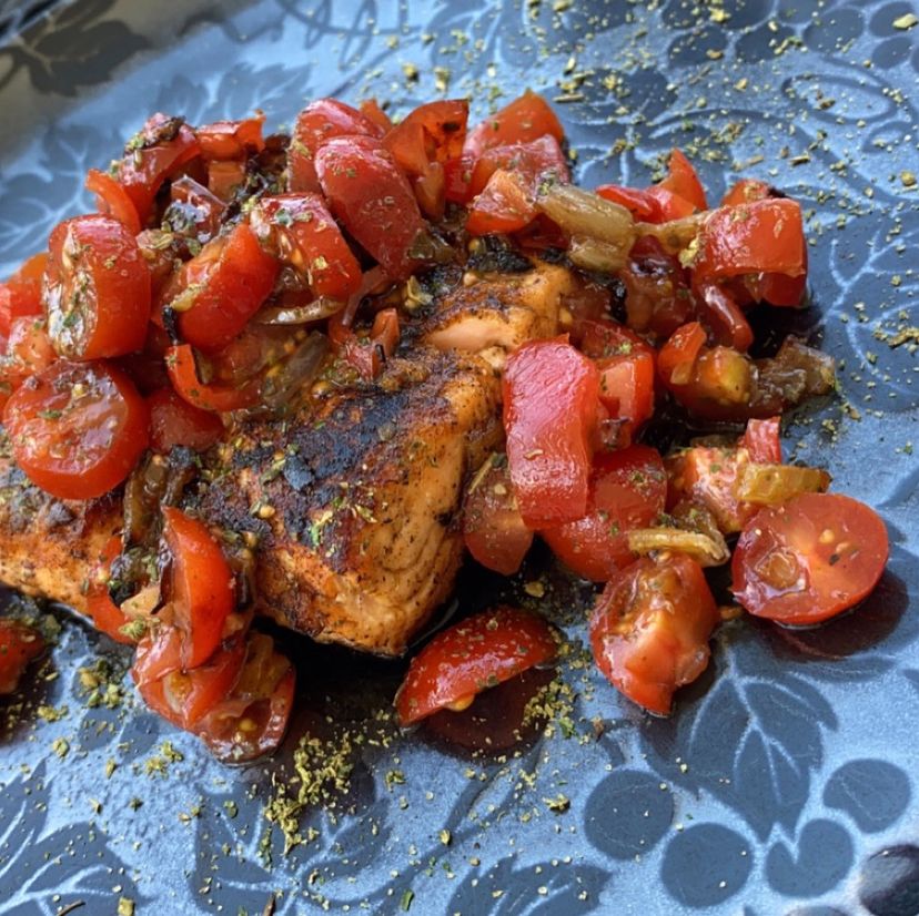 Lachs - Bruschetta