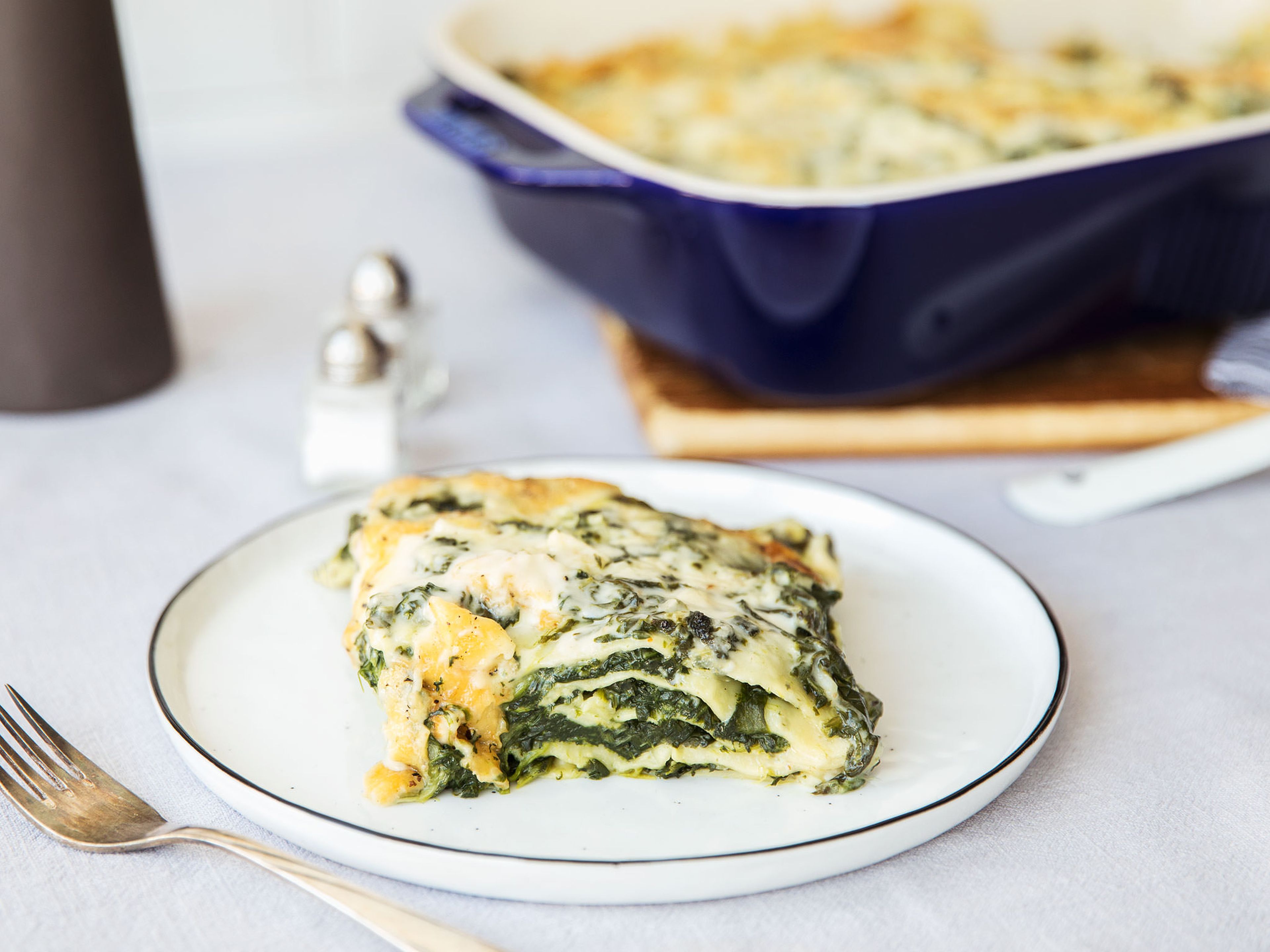 Spinach lasagna