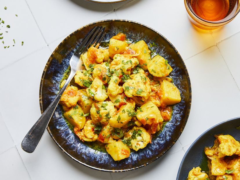 Kartoffel-Blumenkohl-Curry nach indischer Art
