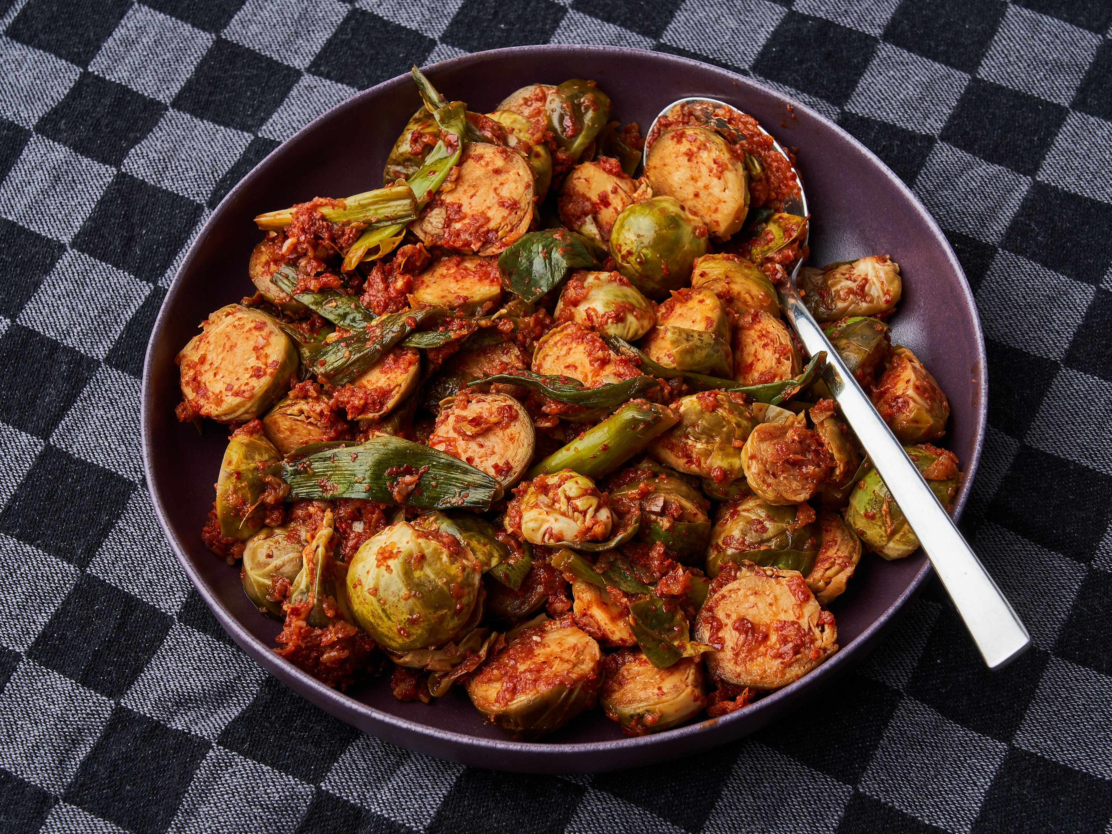 Brussels sprout kimchi