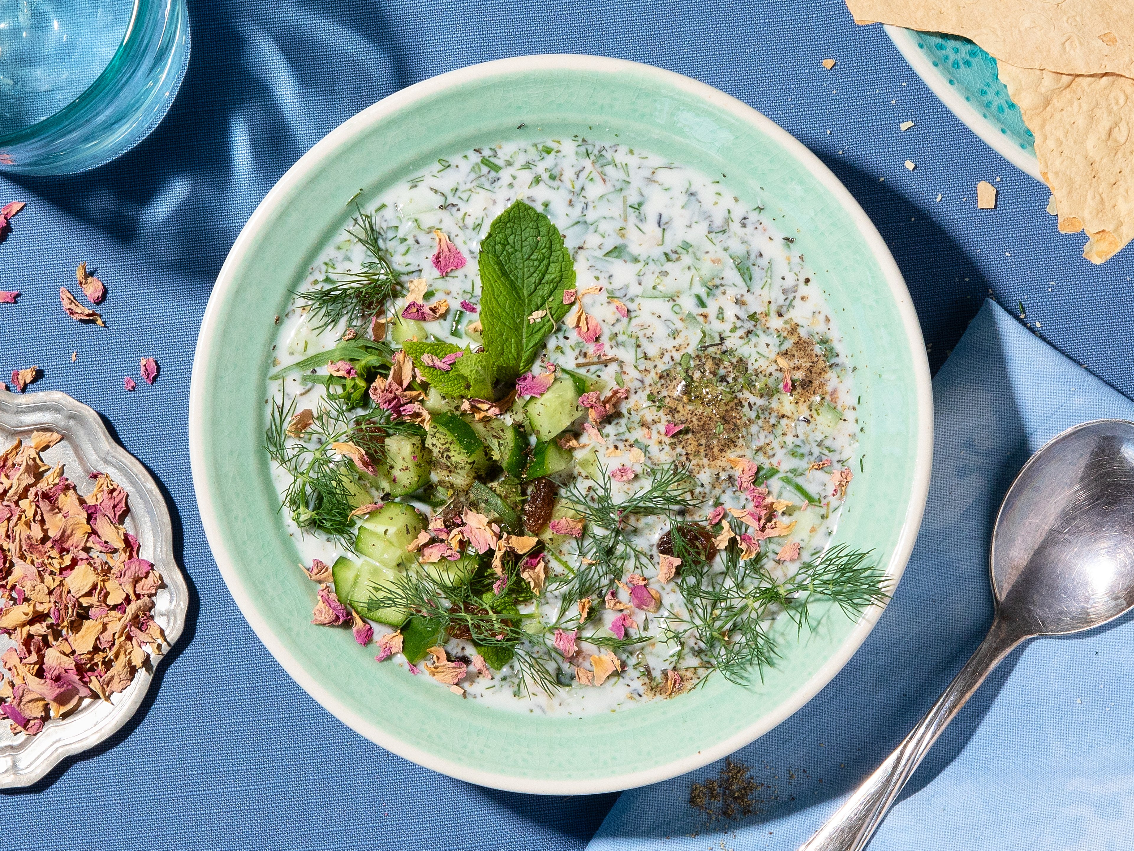 Abdoogh Khiar (persian cold cucumber soup)