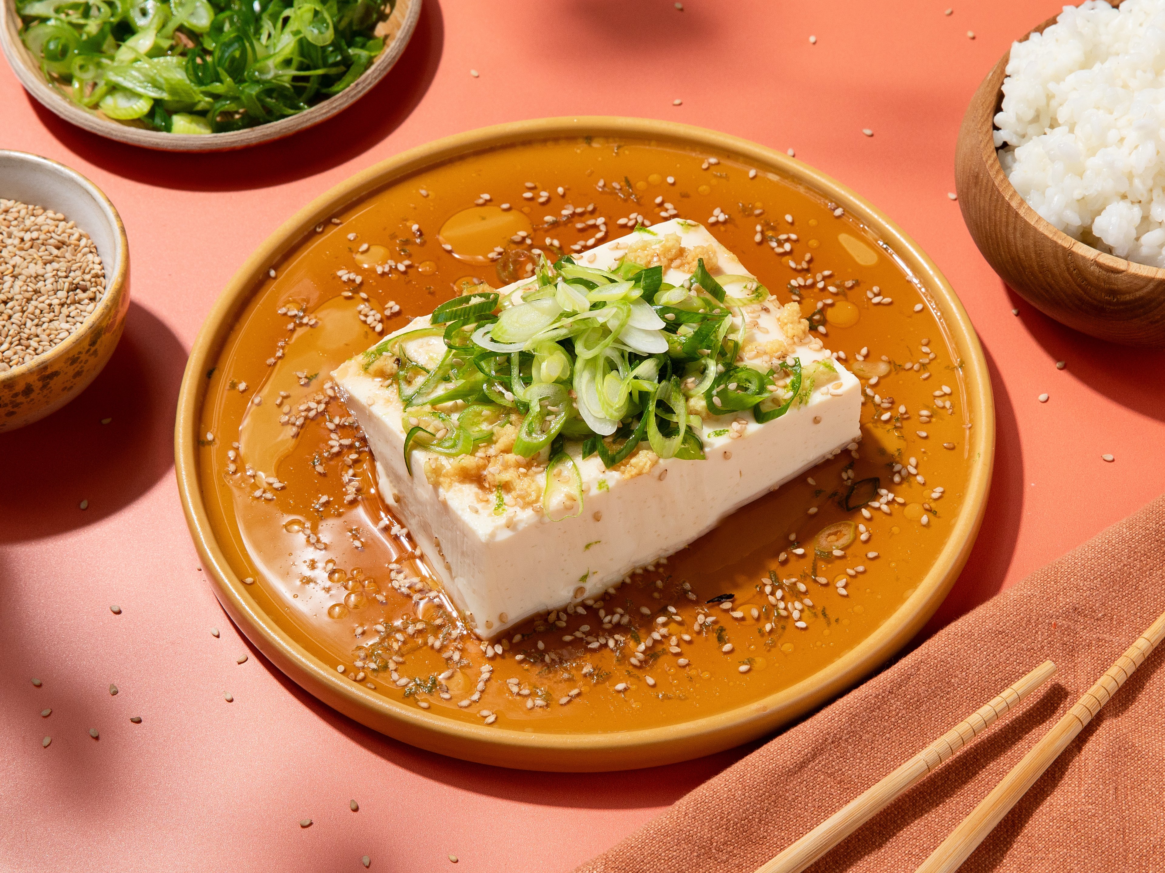 Hiyayakko (Japanischer kalter Seidentofu)