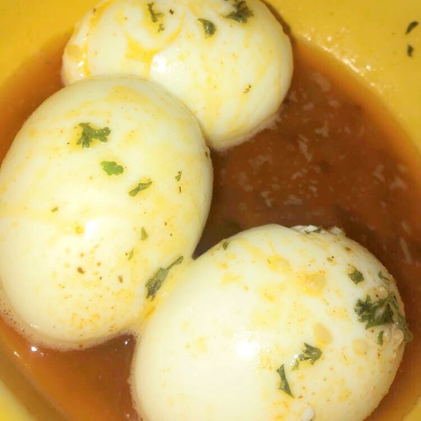 Boil eggs & butter