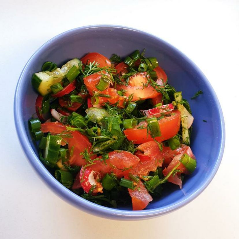 grüner Salat (ohne Soße)