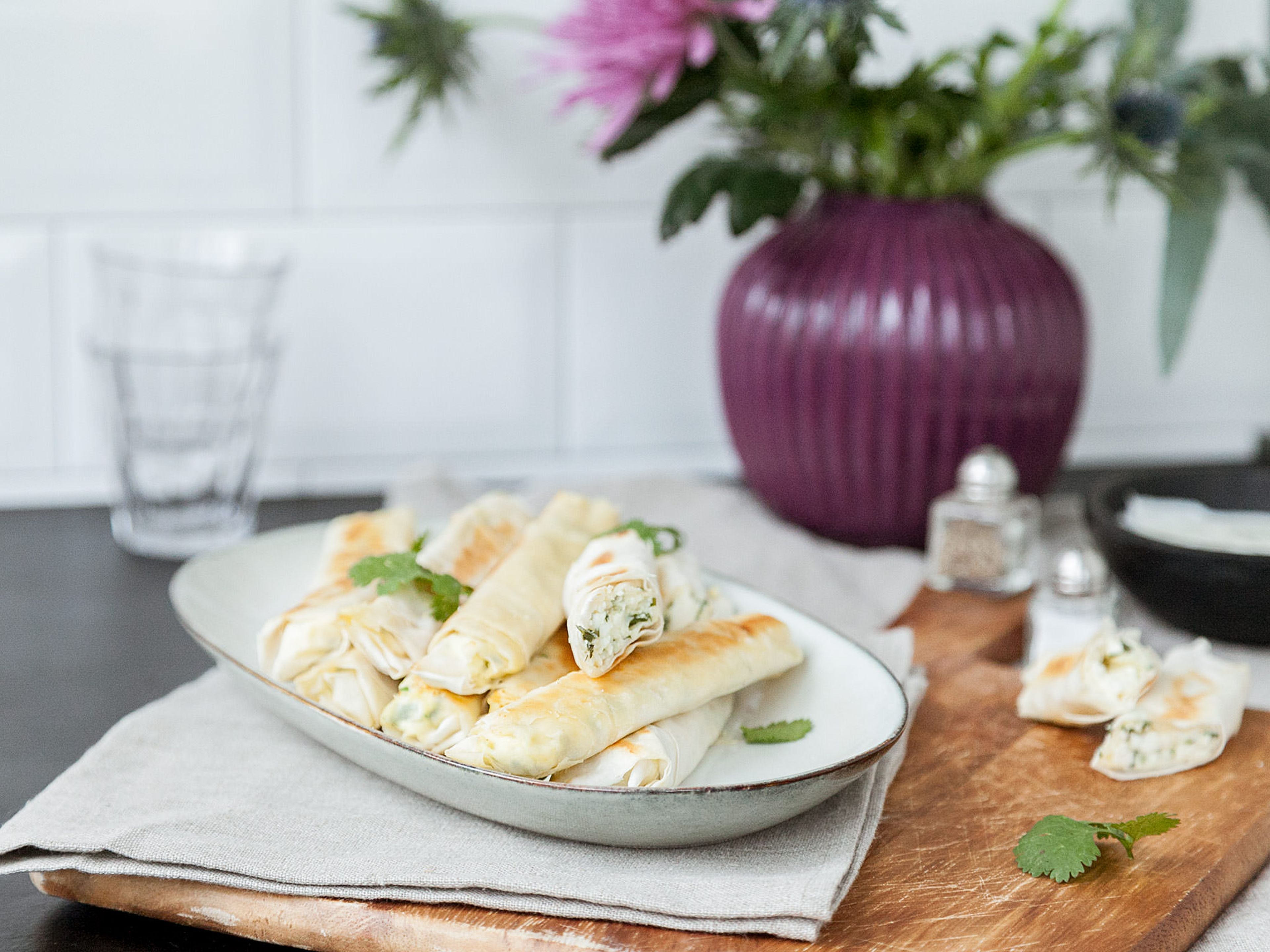 Turkish cheese rolls