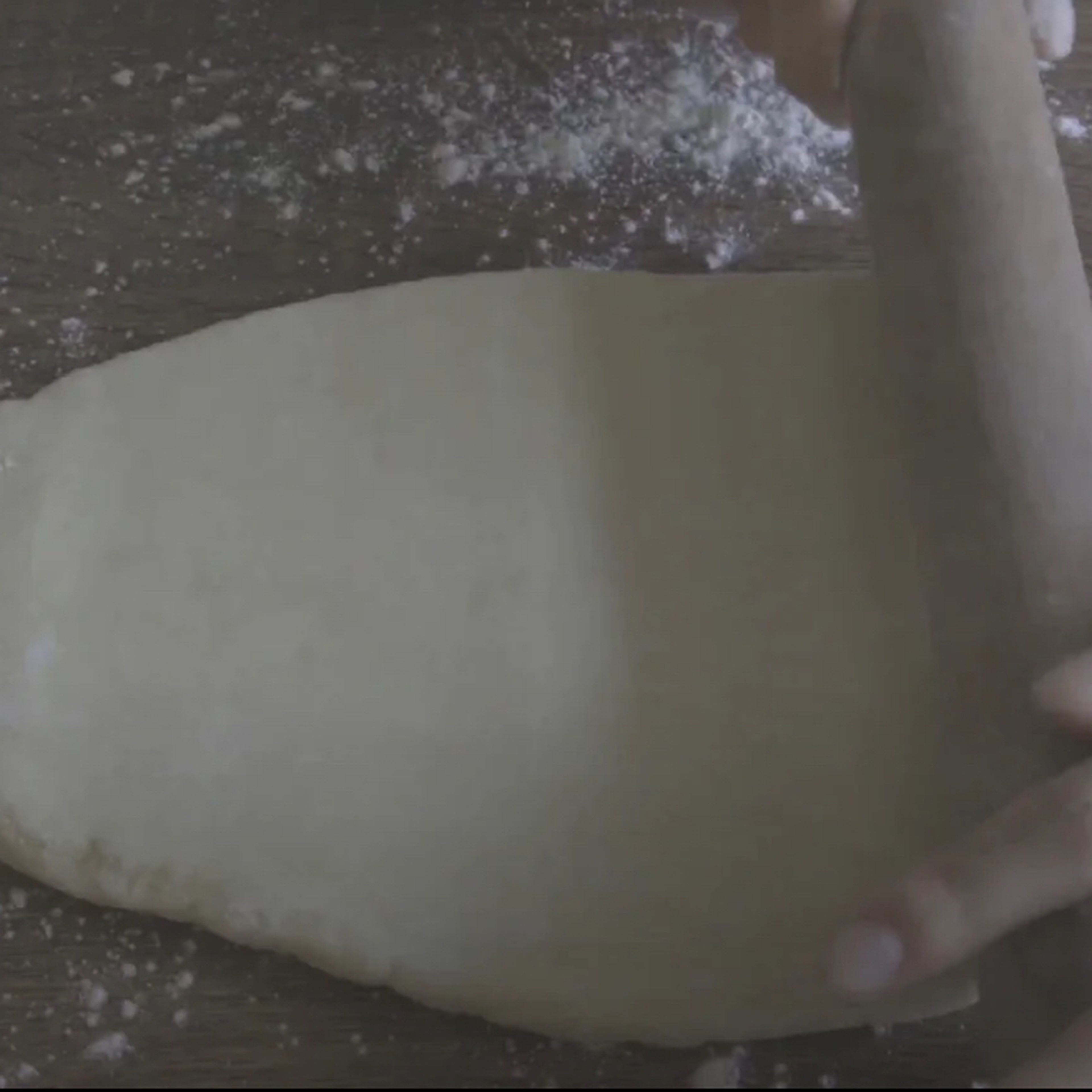 Roll out the dough to 0.6 in. thick.