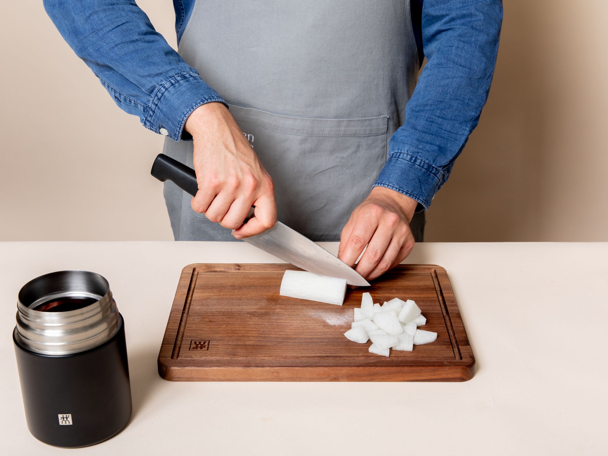 Easy glass noodle soup with daikon radish and bok choy Recipe