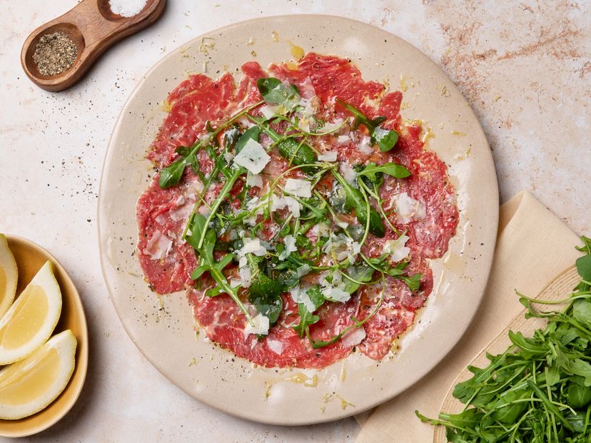 Classic beef carpaccio