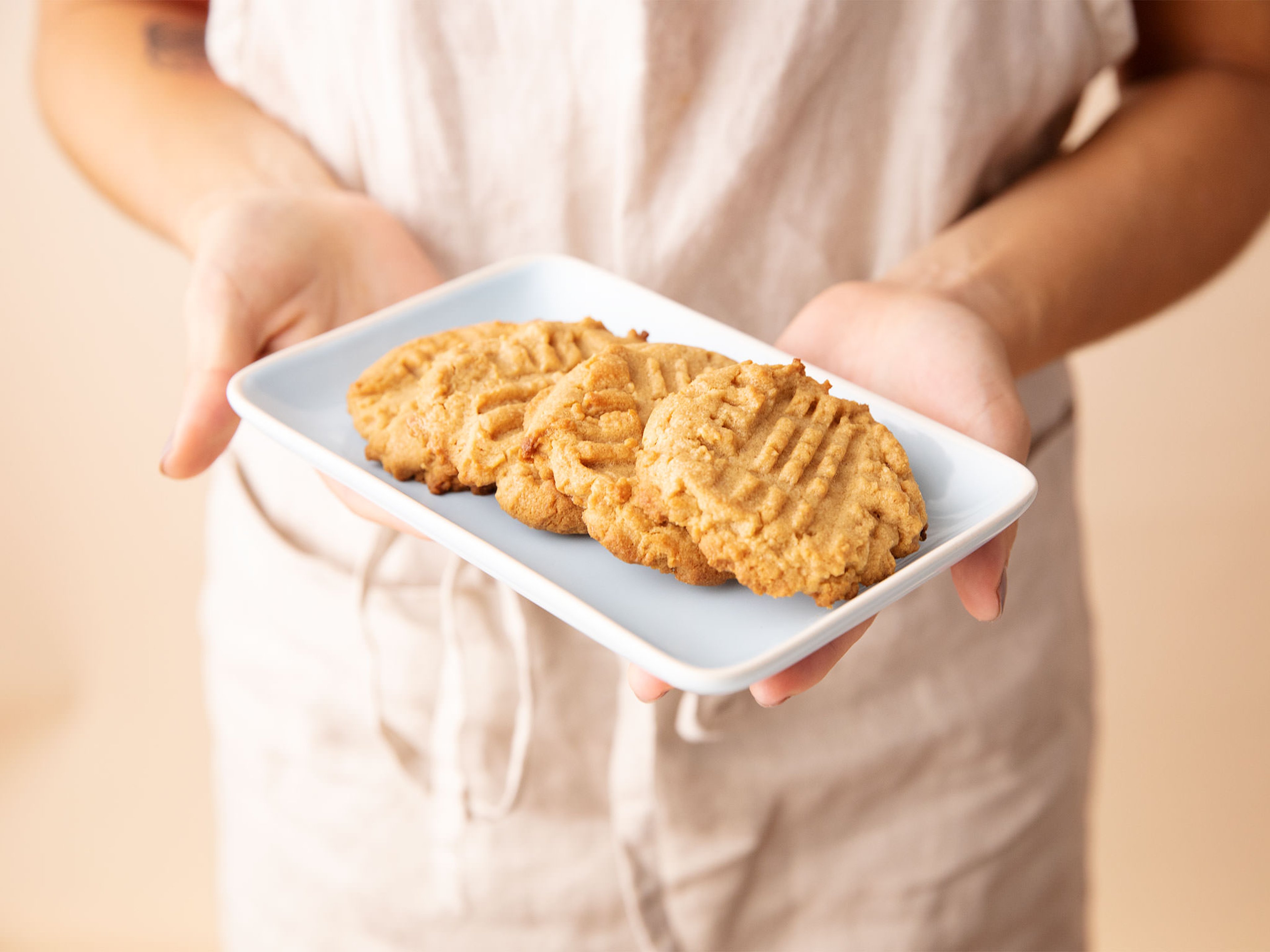 3-ingredient peanut butter cookies