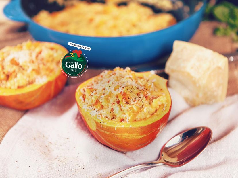 Hokkaido pumpkin risotto