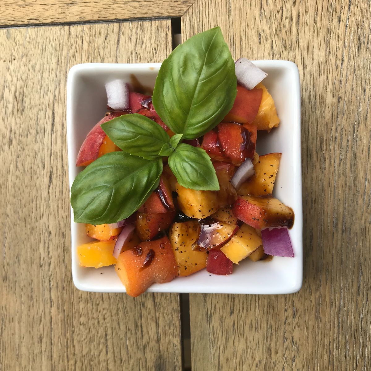 Summer Peach salad￼ | Recipe | Kitchen Stories