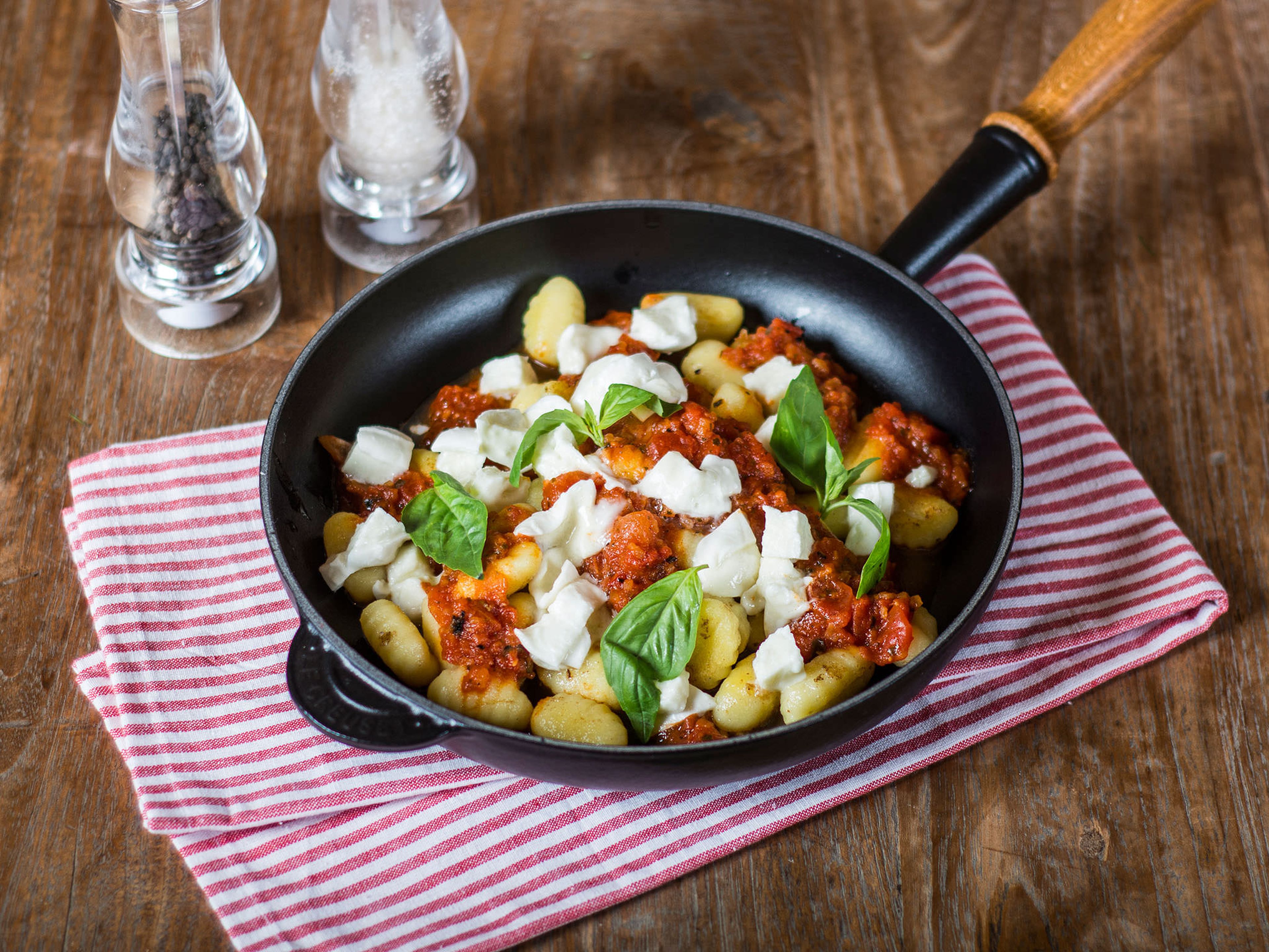 Gnocchi in marinara sauce