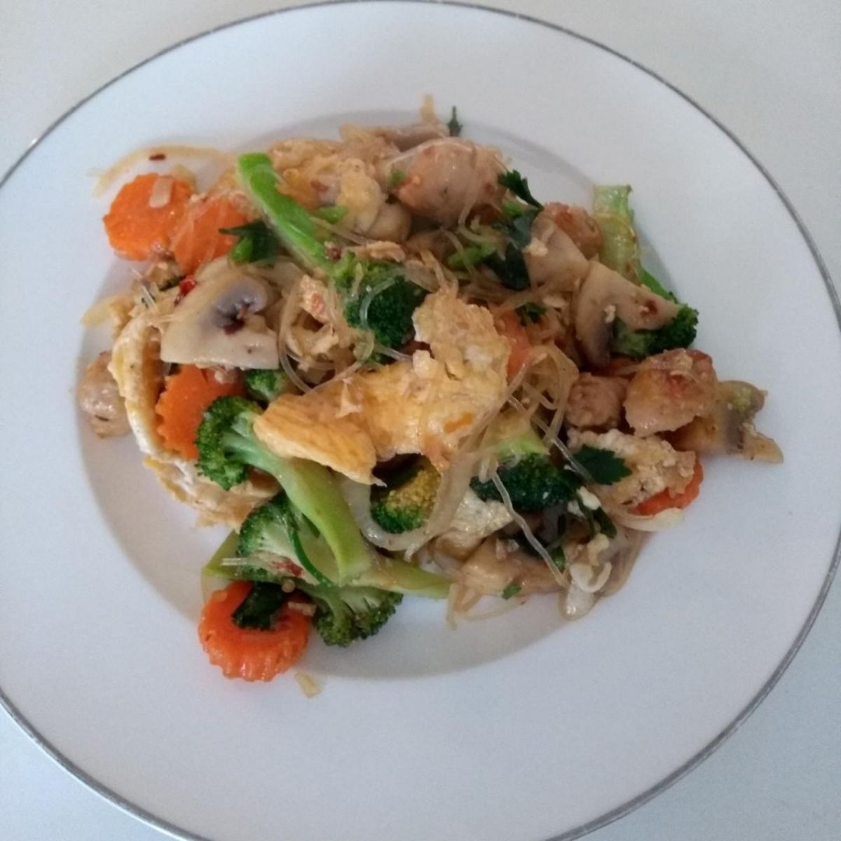 Chicken sausage glass noodle | Recipe | Kitchen Stories