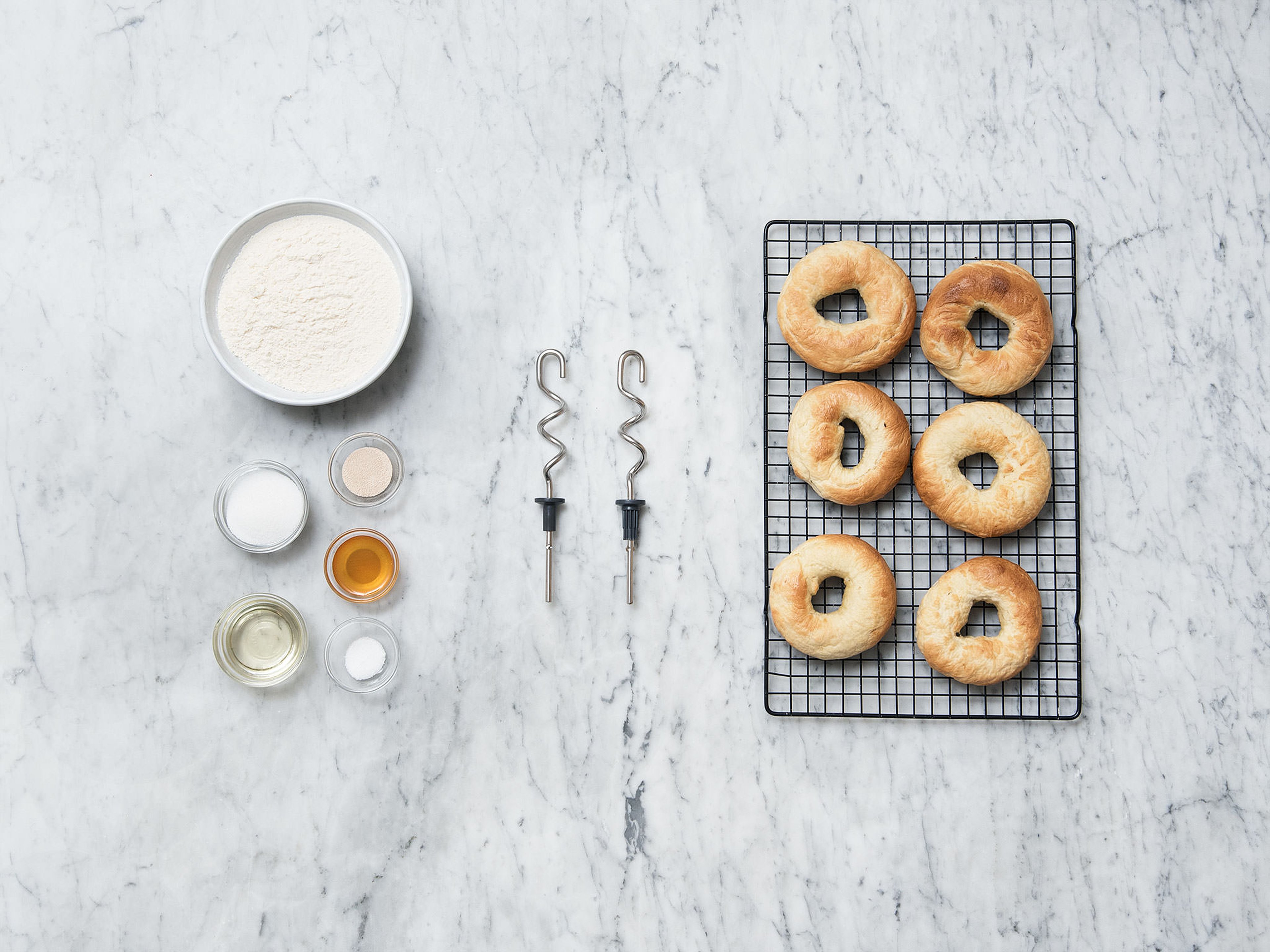 Homemade bagels