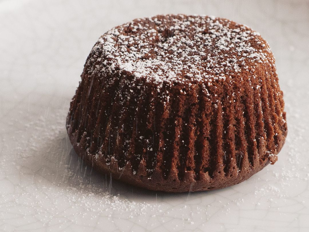 Caramel-Nutella lava cake