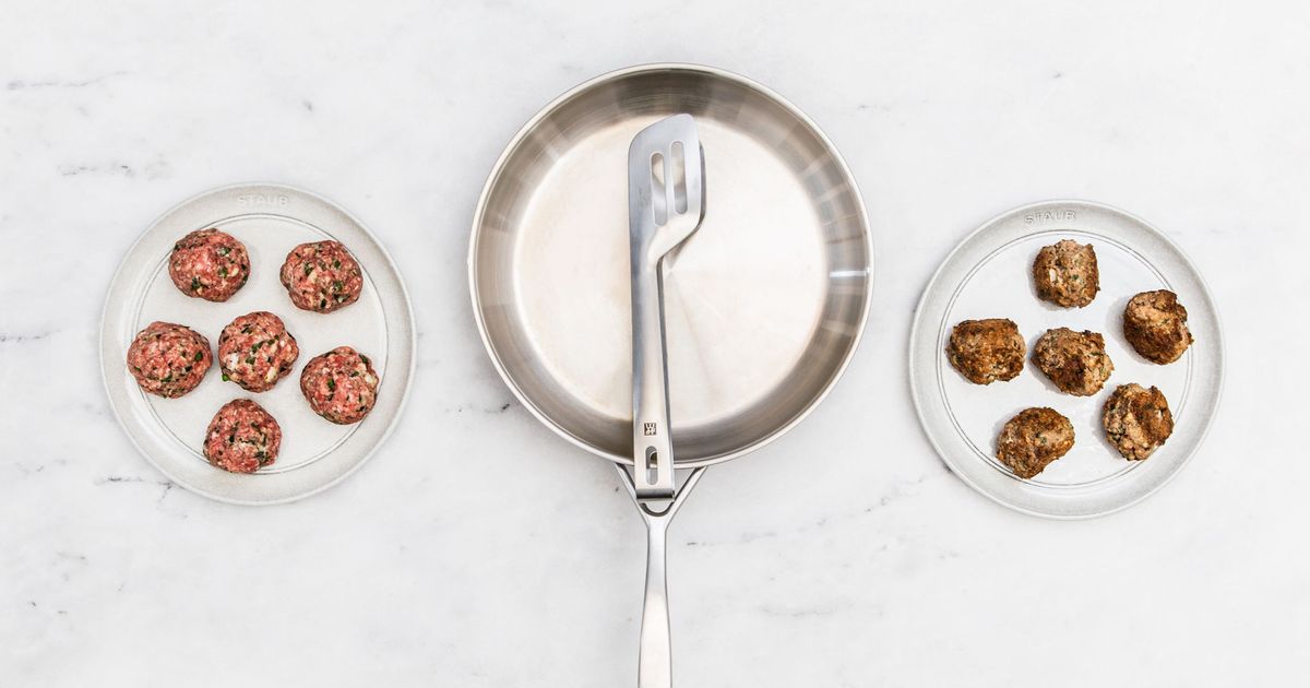 How to pan fry meatballs properly Recipe Kitchen Stories