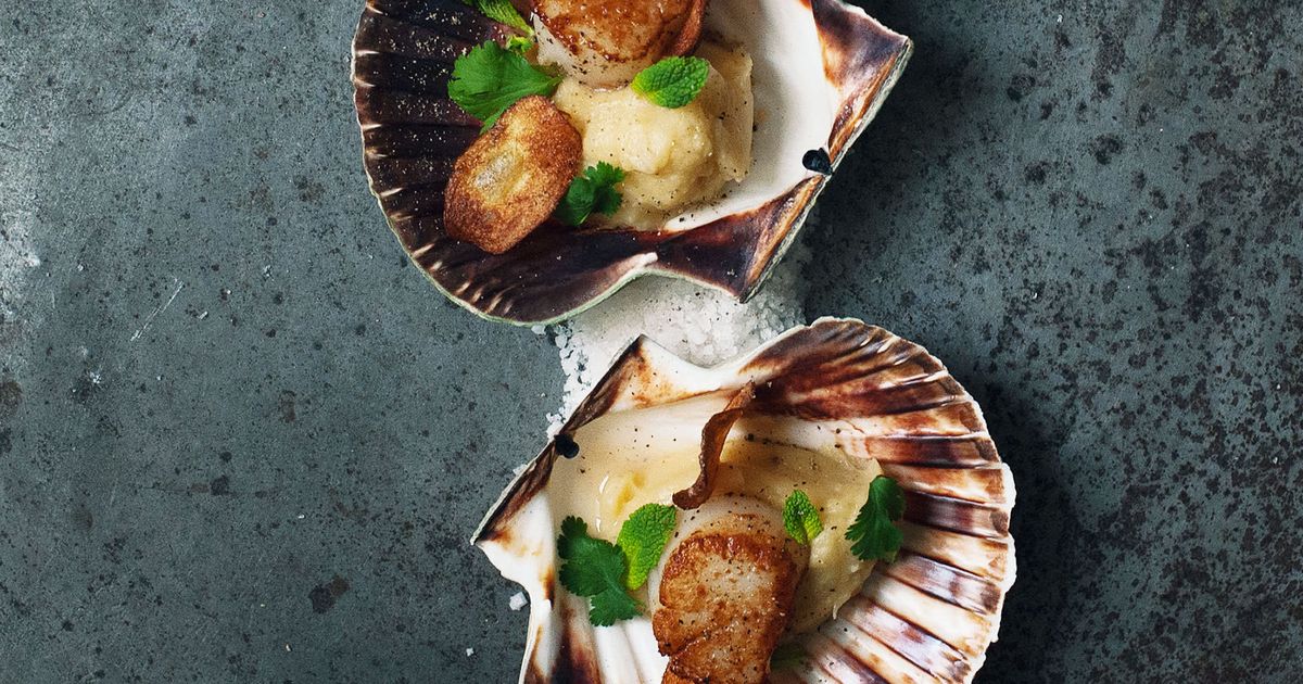 Gebratene Jakobsmuscheln an Topinambur-Püree | Rezept | Kitchen Stories