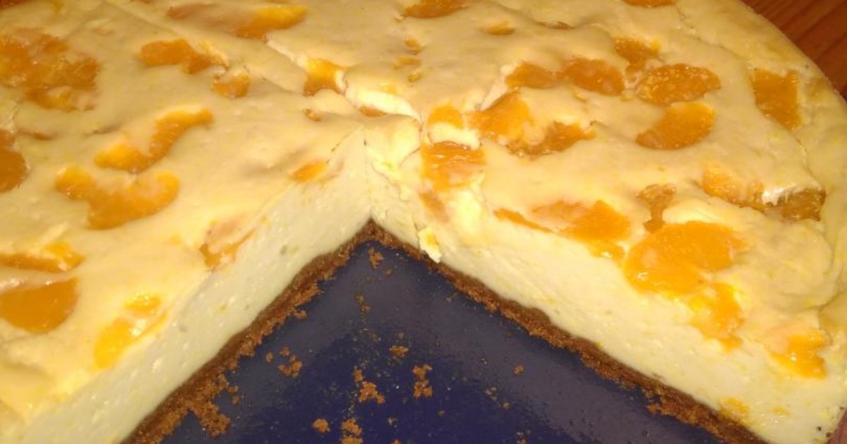 Käsekuchen mit Mandarinen (vegan) | Rezept | Kitchen Stories