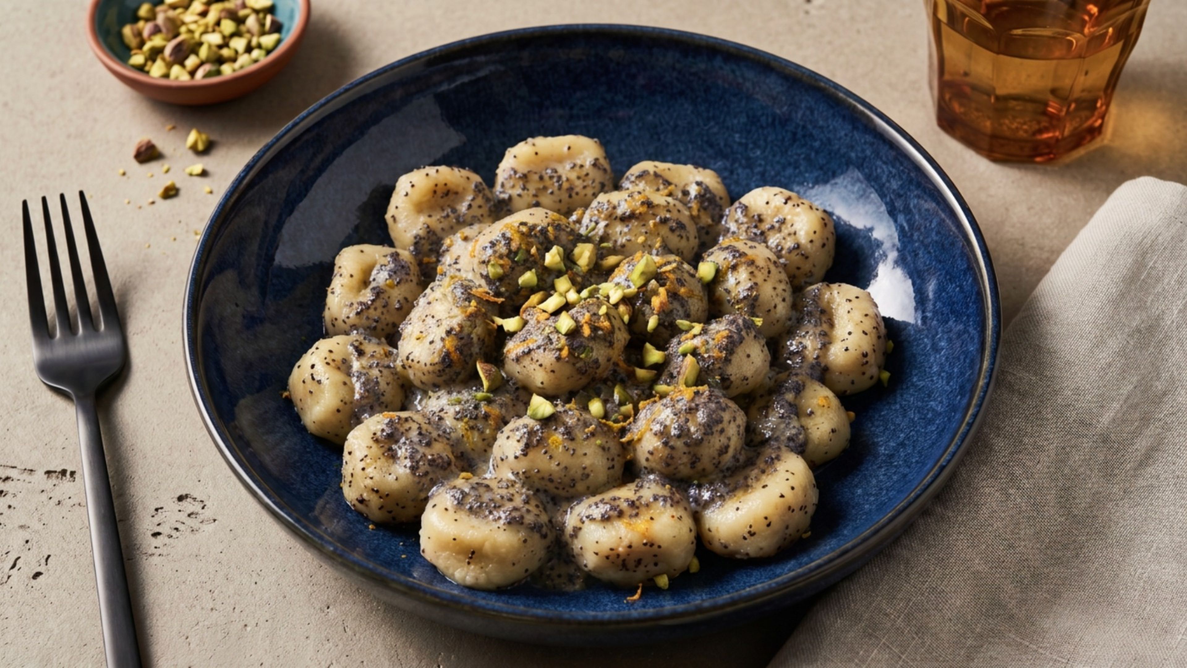Cremige Mohn-Gnocchi: ein schnelles veganes Gericht für jeden Tag