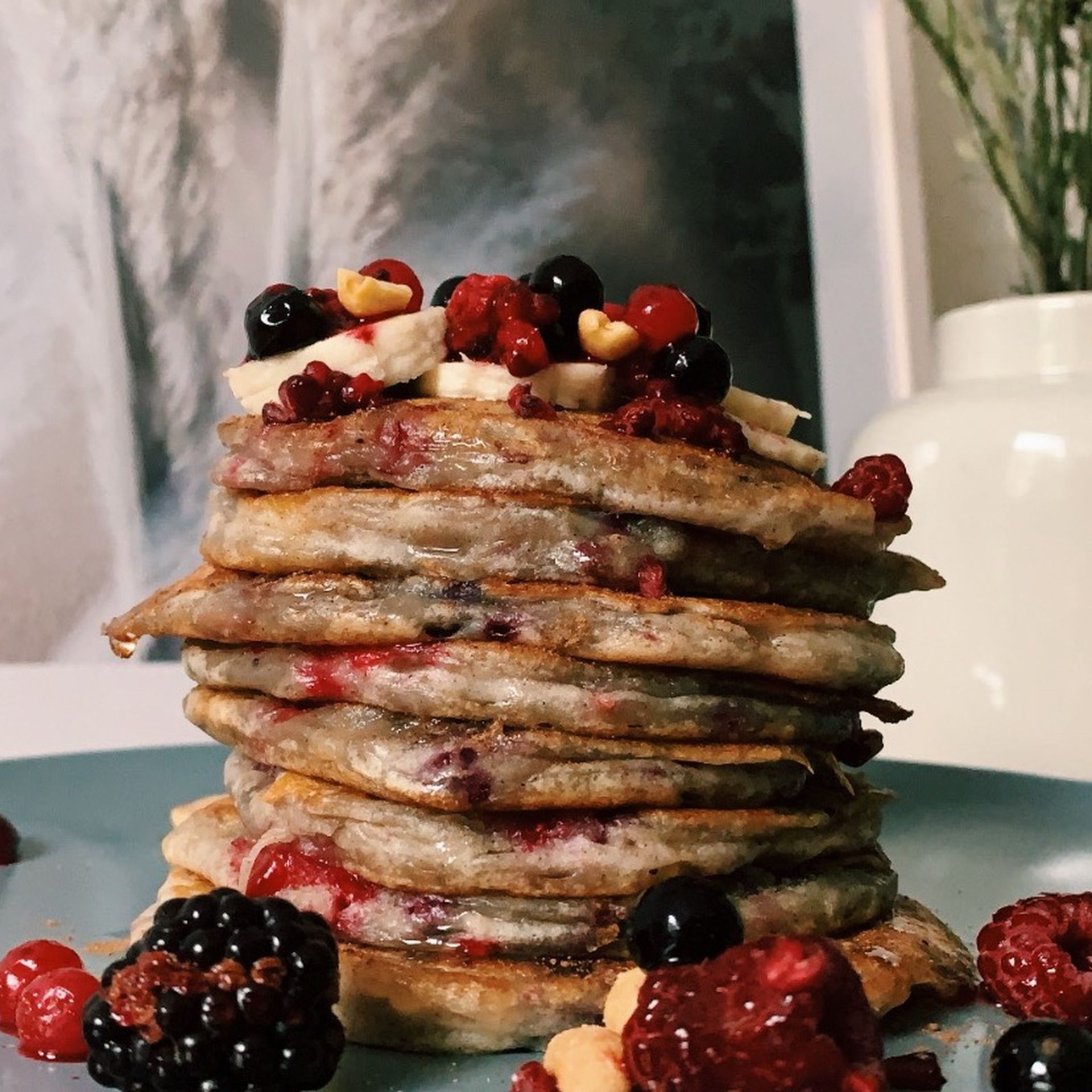 Vegane Protein Pancakes