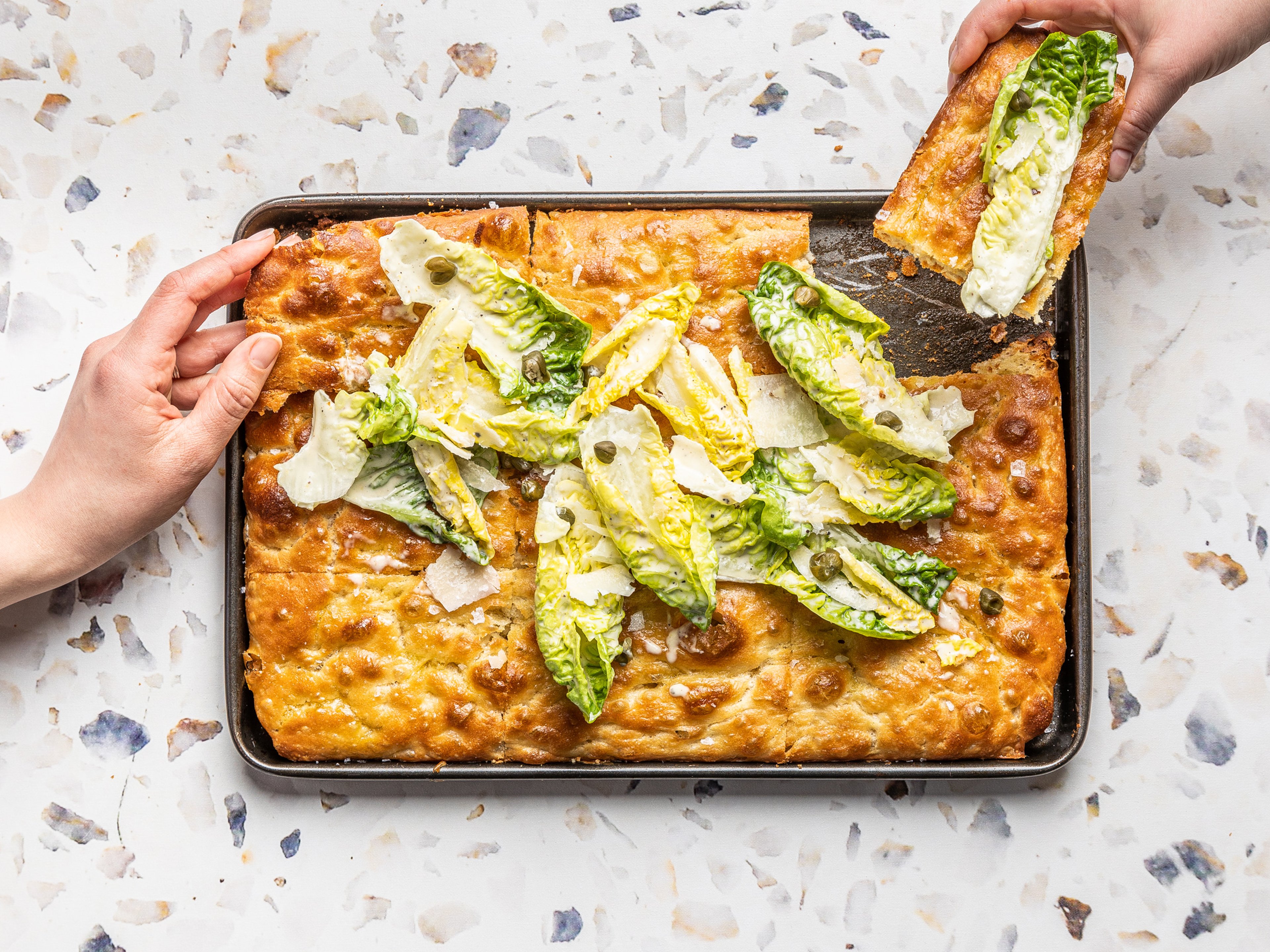 Caesar Salad Focaccia