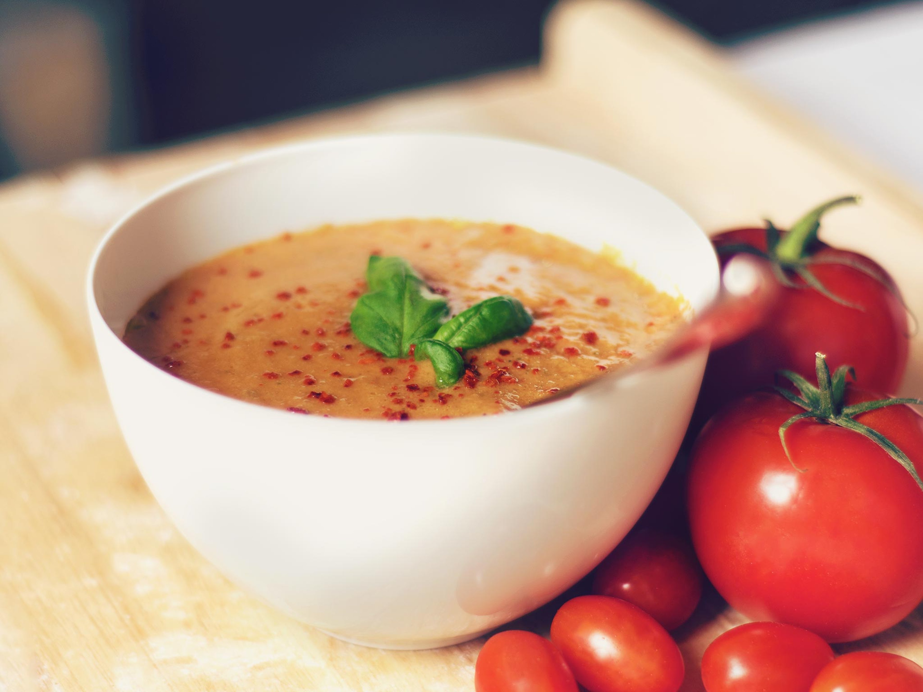 Cantaloupe-Gazpacho