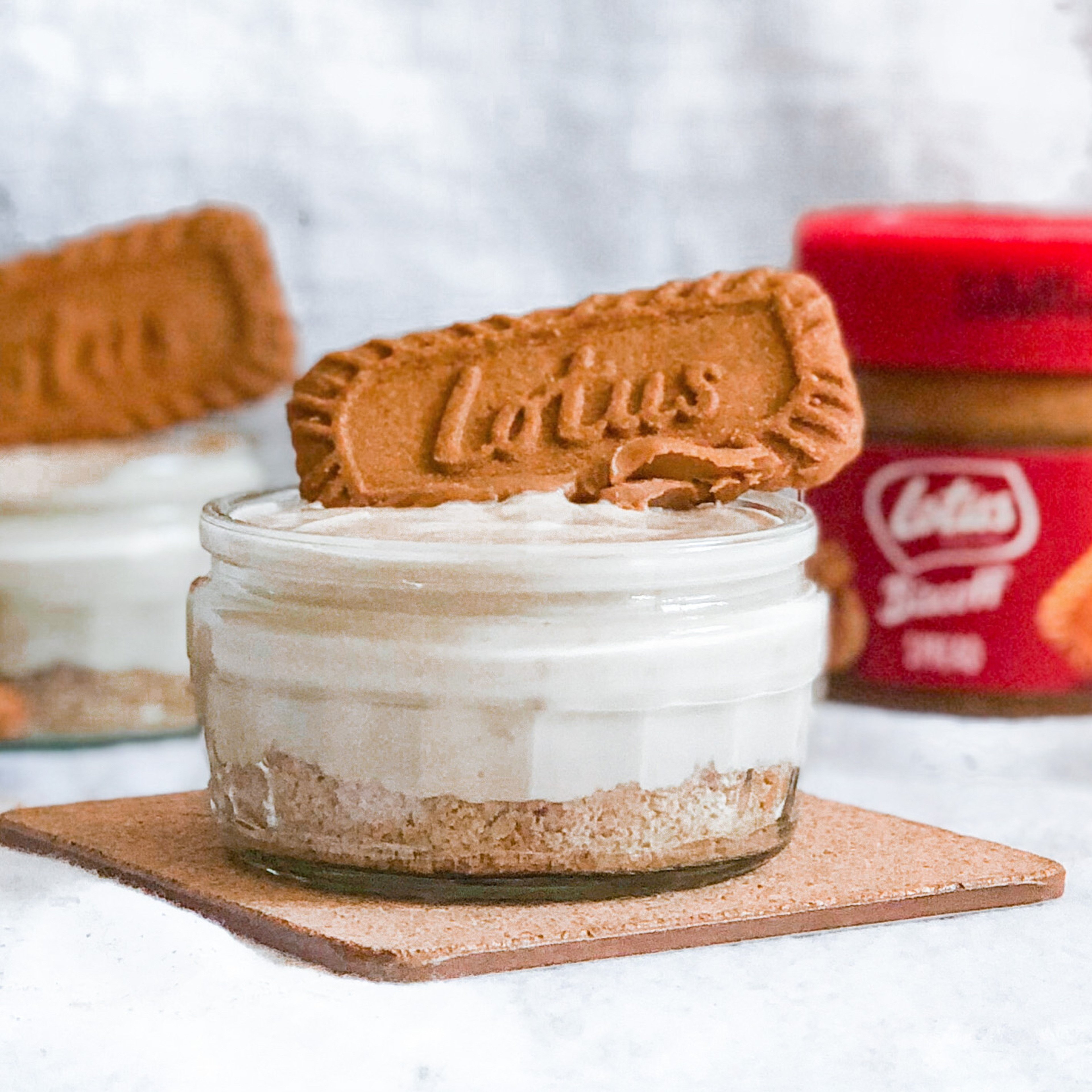 Lotus Biscoff Cheesecake Pots