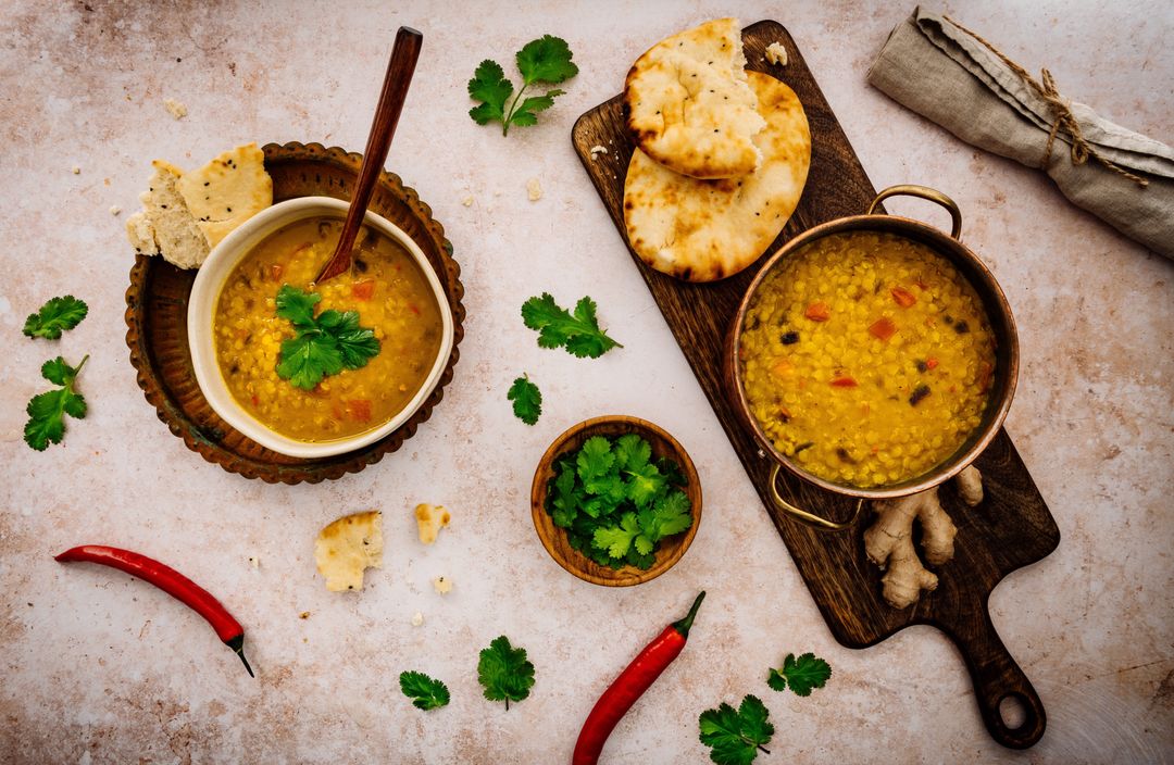 Mango-Linsen-Dal