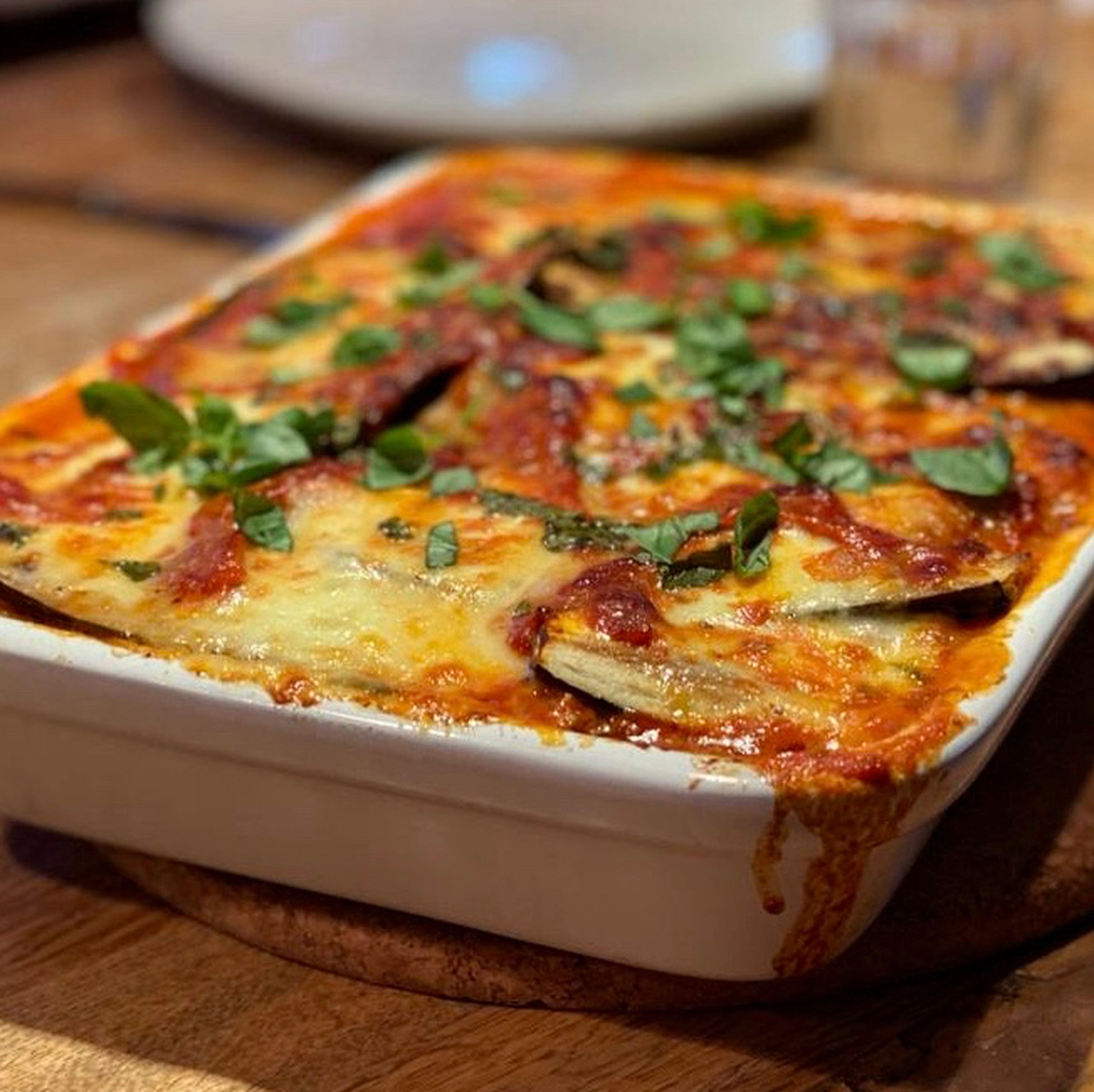 Parmigiana di melanzane (Eggplant Parmesan)